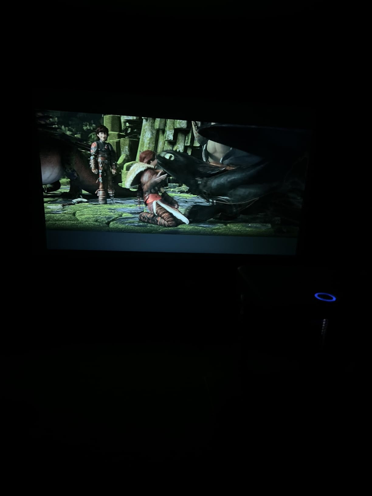 Projector Screen with Stand, Paris RHÔNE 100-inch Outdoor Indoor Projector Screen 16:9 4K HD PVC, 1.5 Gain Portable Wrinkle-Free Movie Screen for Home Backyard Theater with Carry Bag, Ground Nails customer photo 2
