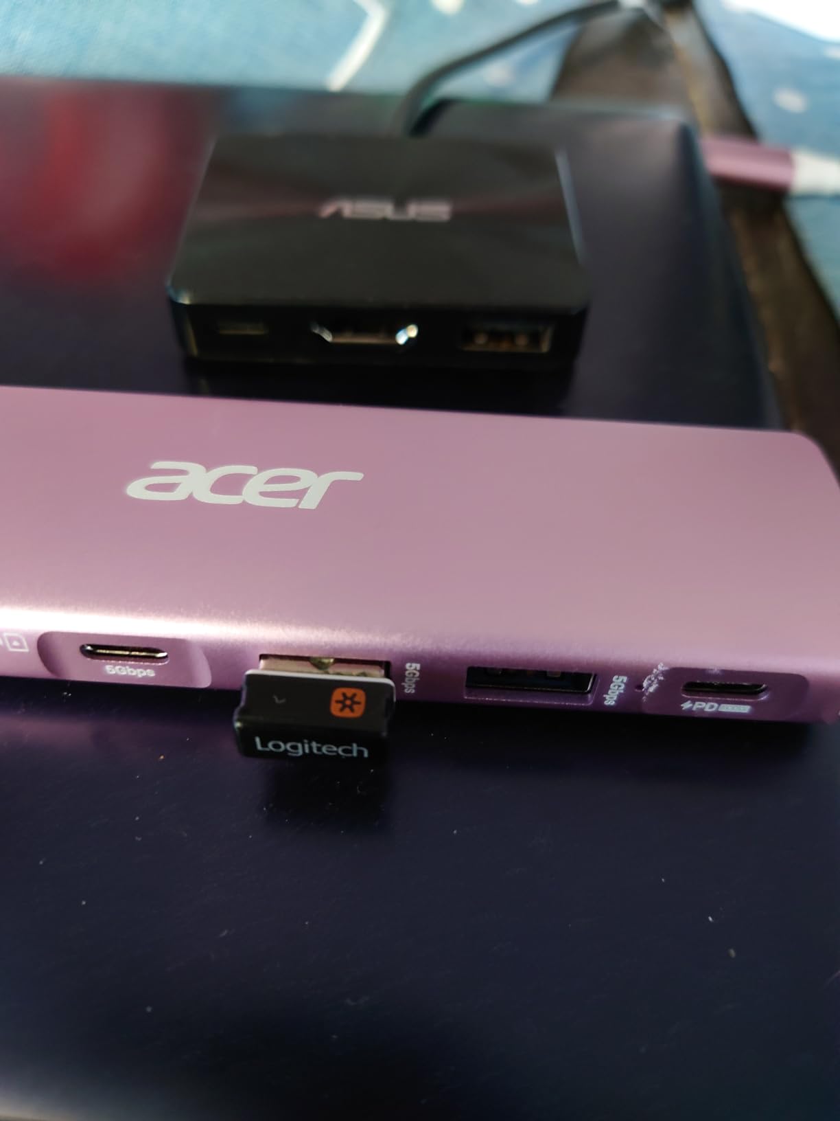 Acer USB C Hub, 7 in 1 Multi-Port Adapter for Laptop/Mac Type C Devices | 4K USB C to HDMI Splitter Hub, 100W Max PD Port, 2 USB 3.0 & 1 USB C Data Ports 5Gbps, SD/TF Card Reader customer photo 2