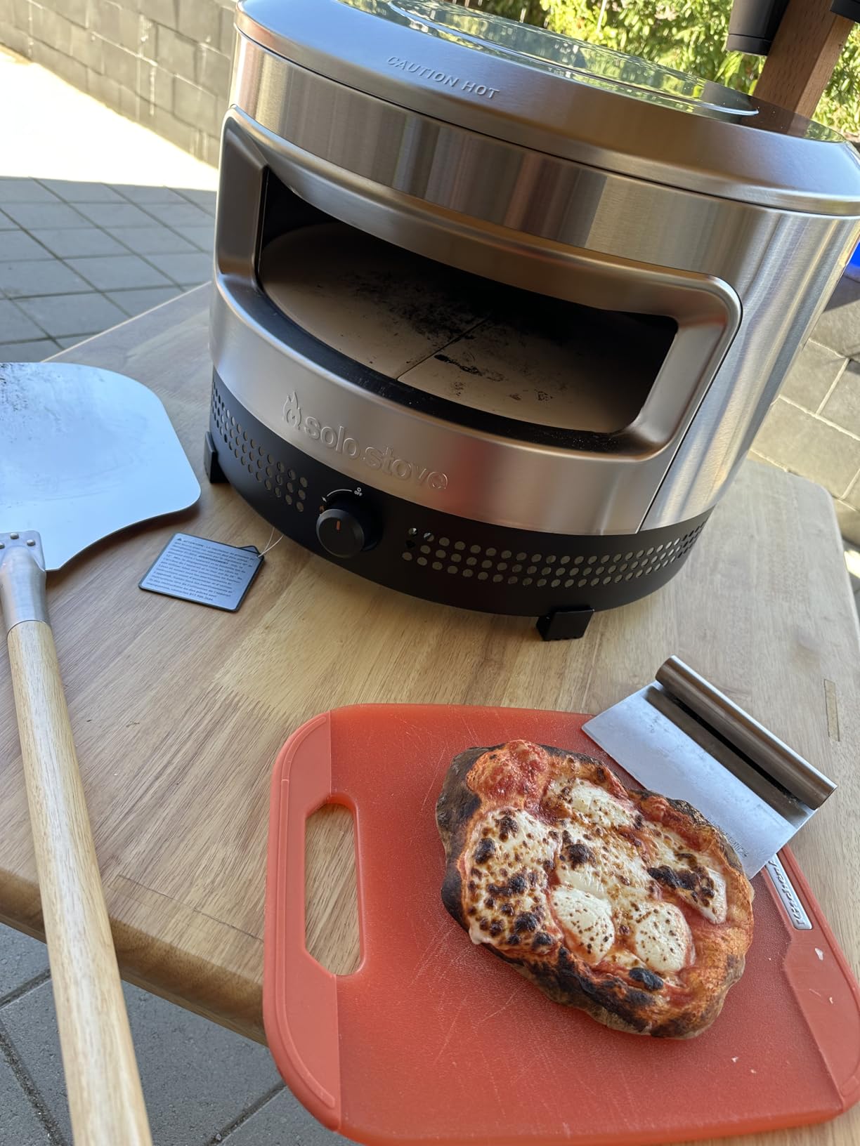 Solo Stove Pi Prime Propane Pizza Oven | Portable Outdoor Gas Pizza Oven | Cordierite Pizza Stone, Demi-Dome Heating, 13