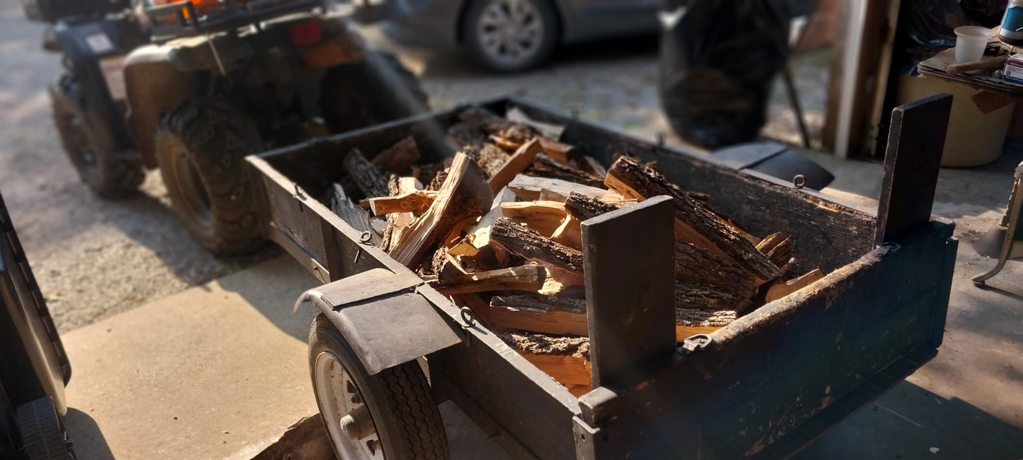 PROYAMA 7T Electric Log Splitter, 15A Motor Wood Splitter with Cross Wedge | Firewood Splitting Machine with Hydraulic Ram for Home Heating, and Yard Maintenance customer photo 2