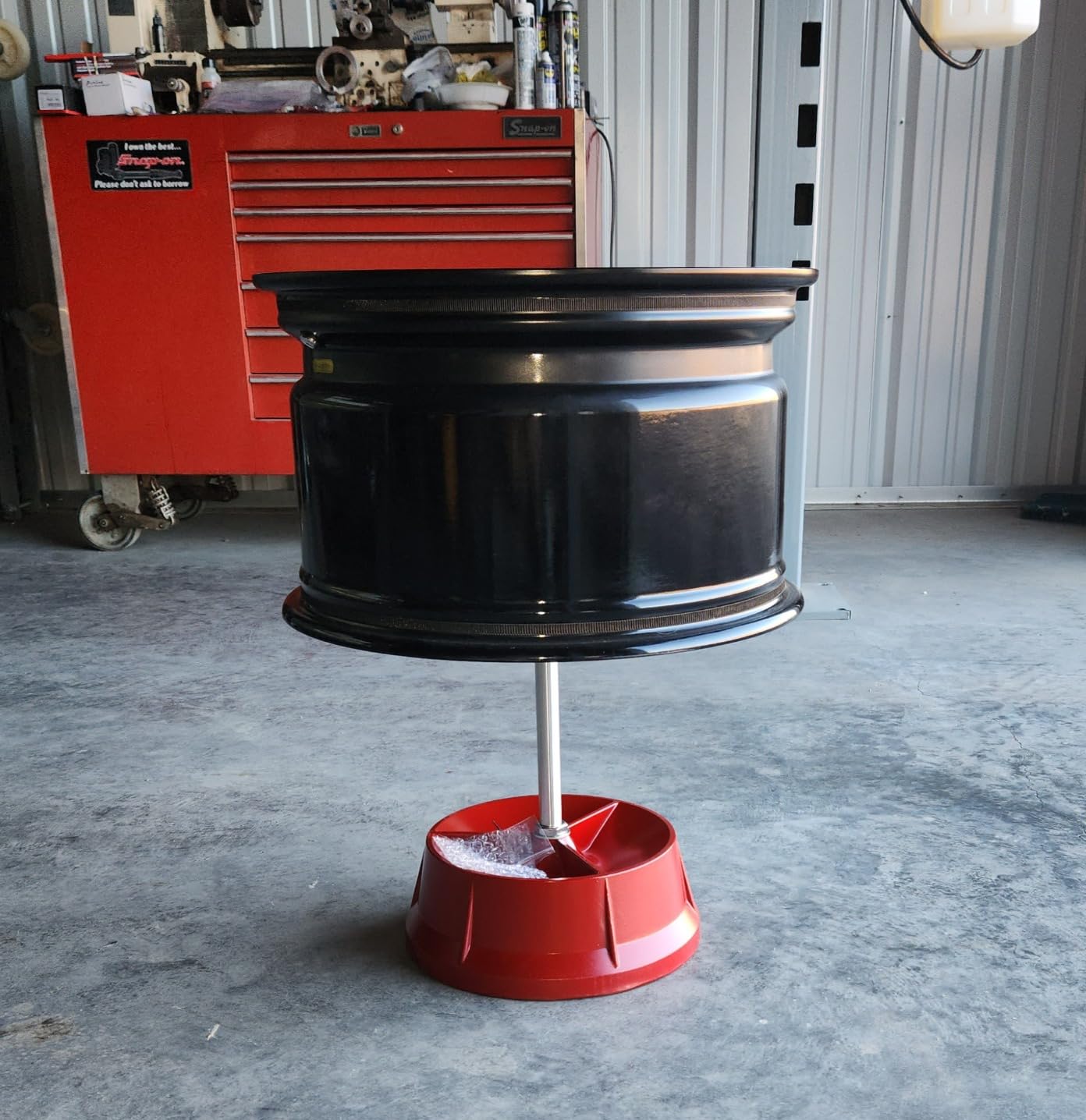 NYXOVA Portable Bubble Wheel Balancer, Tire Balancer with Bubble Level | Heavy Duty Wheel Balancer with Bubble Level, Tire Balancing for Cars & Trucks, Rim Tire Balancer Machine customer photo 2