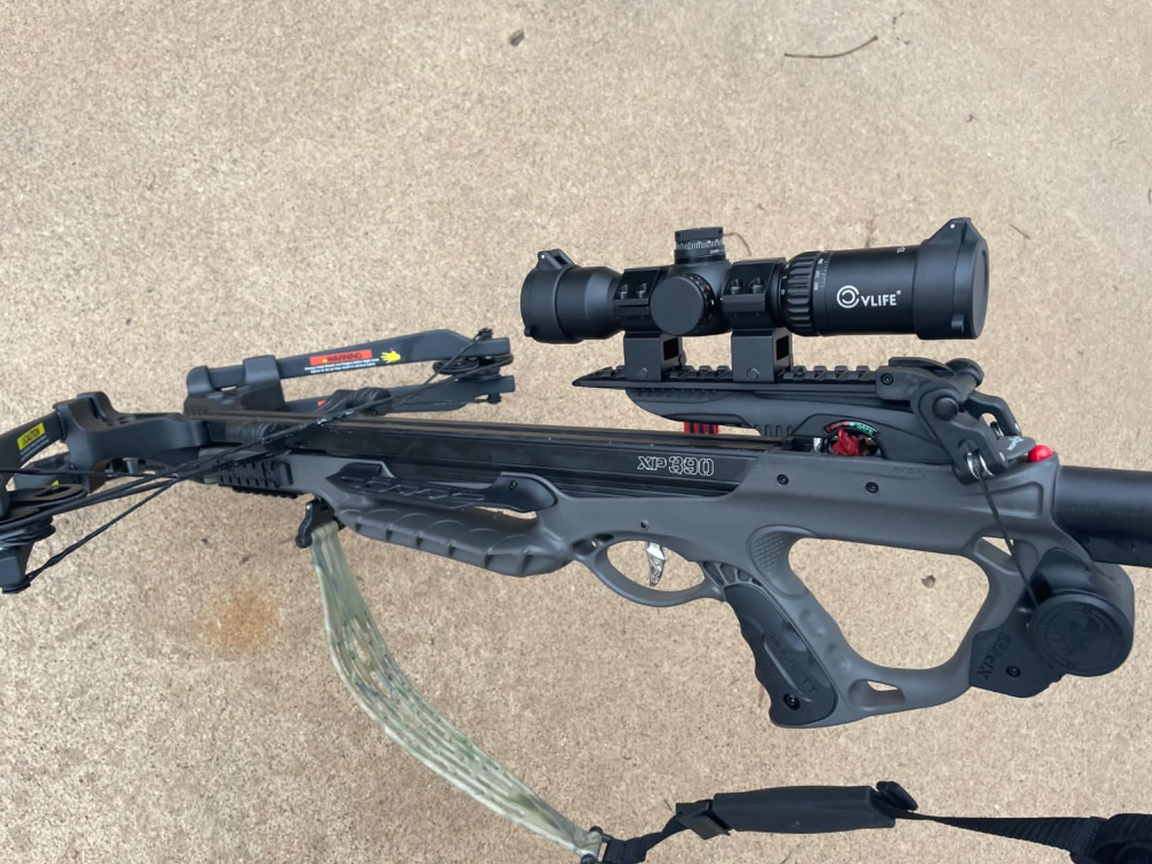 CVLIFE 1.5-5x32 Crossbow Scope, 20-100 Yards Rangefinder Ballistic Reticle, 300-460 FPS Red Green Illuminated Compact Crossbow Scope for Hunting with 20mm Scope Rings customer photo 2