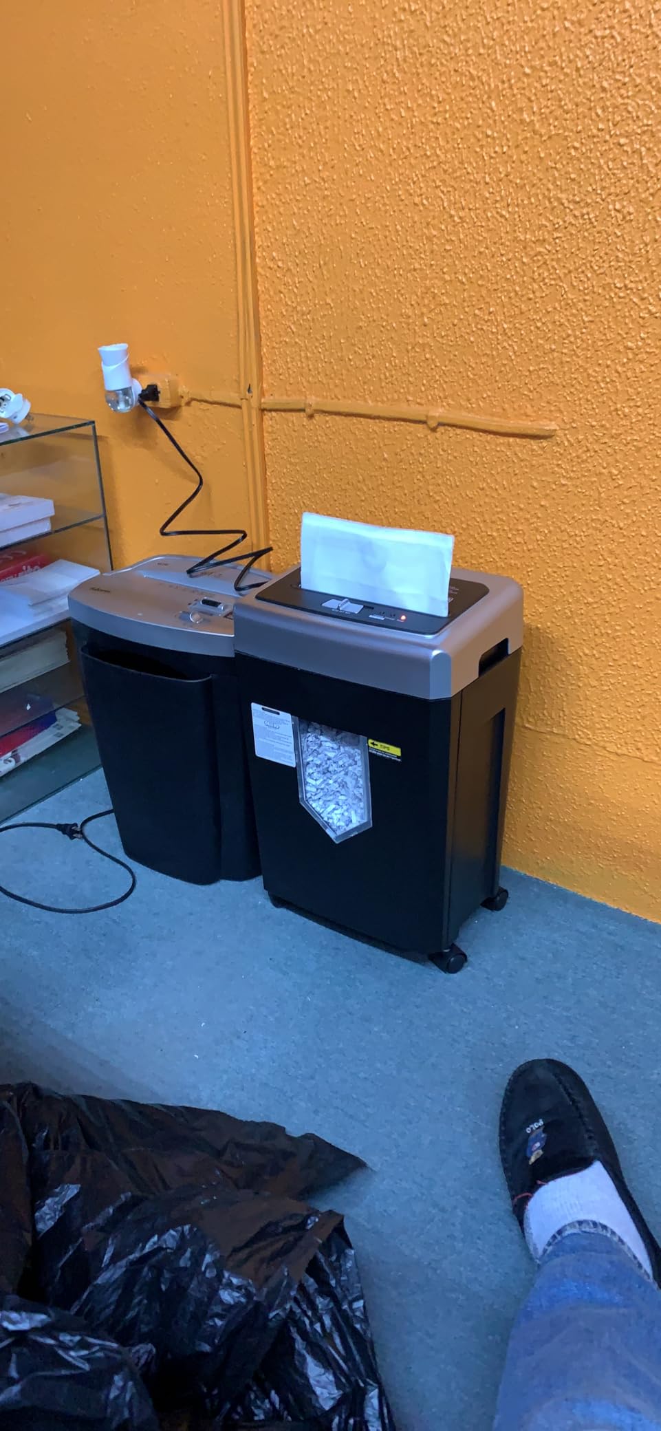 Bonsaii 15-Sheet Cross-Cut 40-Min Heavy Duty Paper Shredder for Home Office | Anti-jam, 60dB Whisper-Quiet, P-4 High Security, Shredder for CDs, Staples, 5 Gal Pullout Bin, Easy-roll Casters C169-B customer photo 1