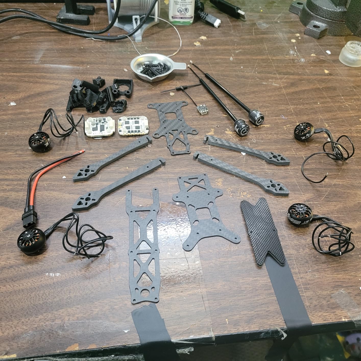 YoungRC 4inch FPV drone frame kit RC Mini Ran'4 Carbon Fiber Frame Kit | 185mm with 4mm Thickness Arms For RC FPV Mini Drone Quadcopter customer photo 1