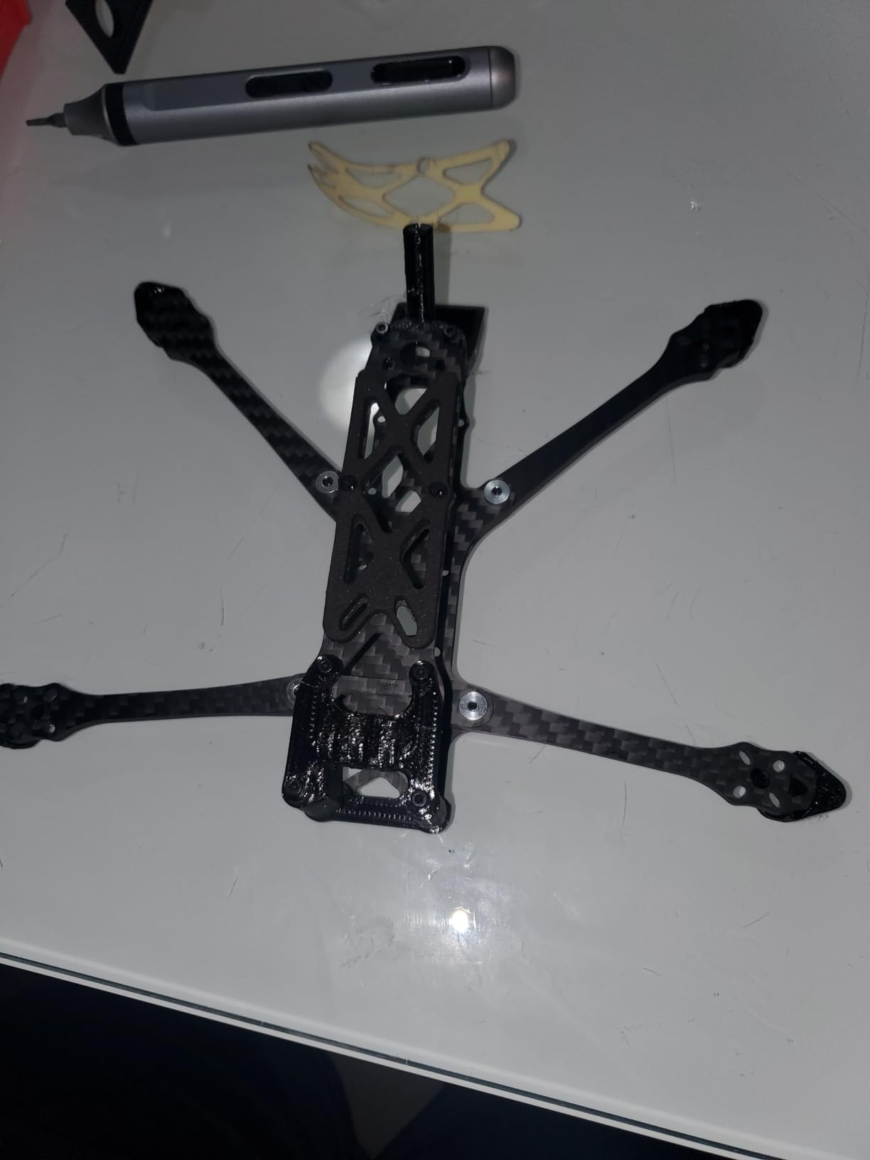 YoungRC 4inch FPV drone frame kit RC Mini Ran'4 Carbon Fiber Frame Kit | 185mm with 4mm Thickness Arms For RC FPV Mini Drone Quadcopter customer photo 2