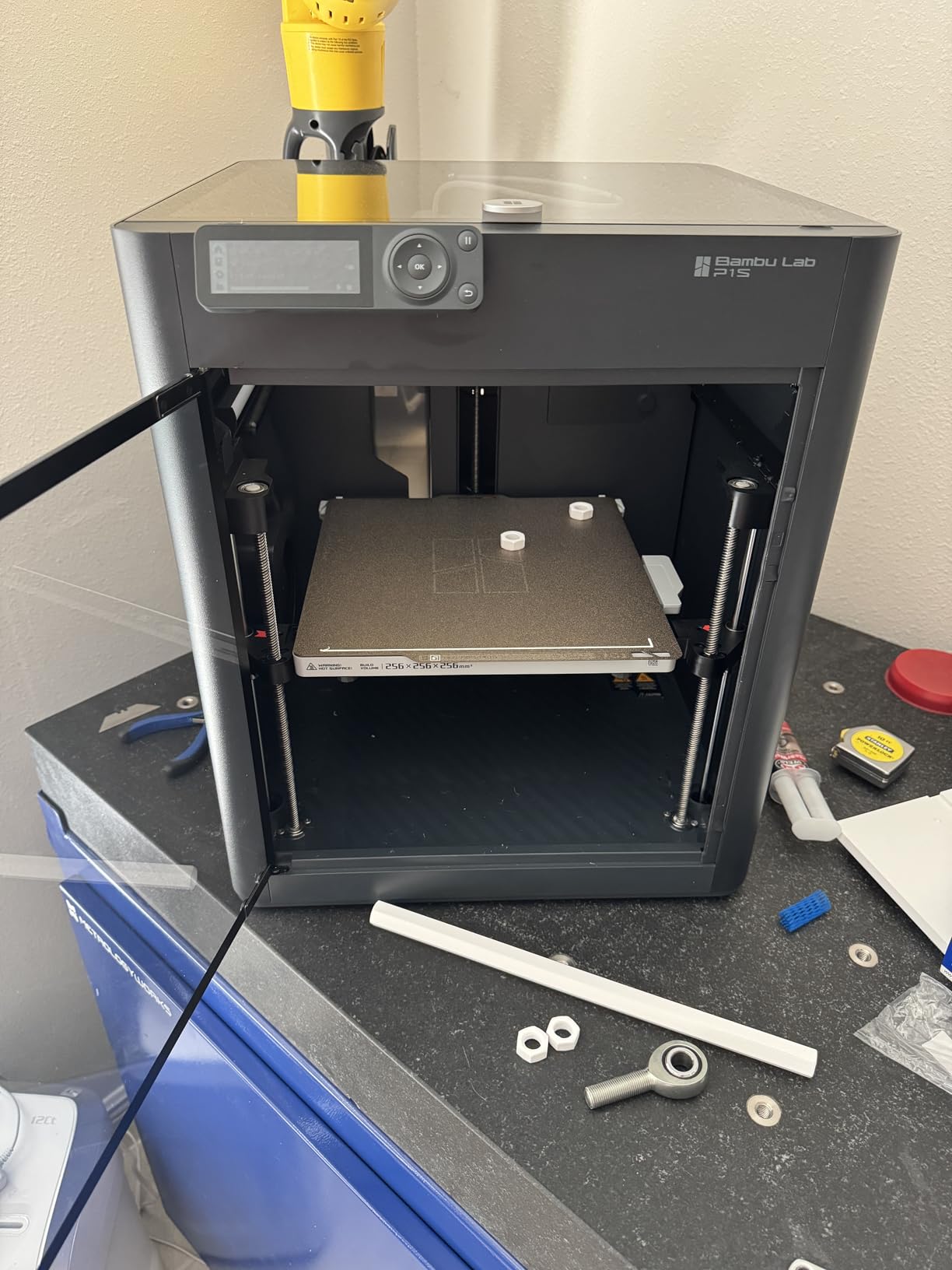 Bambu Lab P1S 3D Printer, Ready-to-Use FDM 3D Printer | Beginner-Friendly Ecosystem with MakerWorld Model Library, Enclosed CoreXY, High Speed & Precision Printing customer photo 1