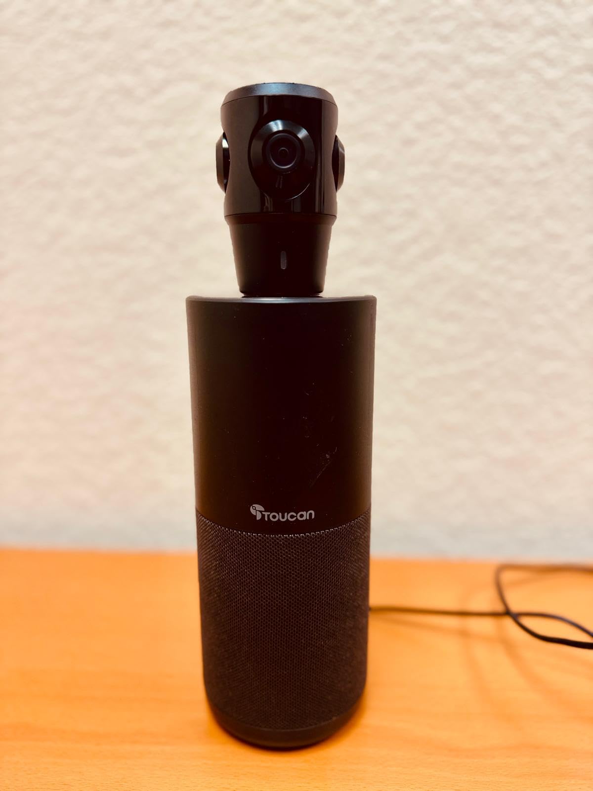 TOUCAN 360-Degree Video Conference Camera, 1080p HD Webcam with 4 Noise Reduction Mics, Speaker, AI Tracking, Works with Zoom, Microsoft Teams and More customer photo 2