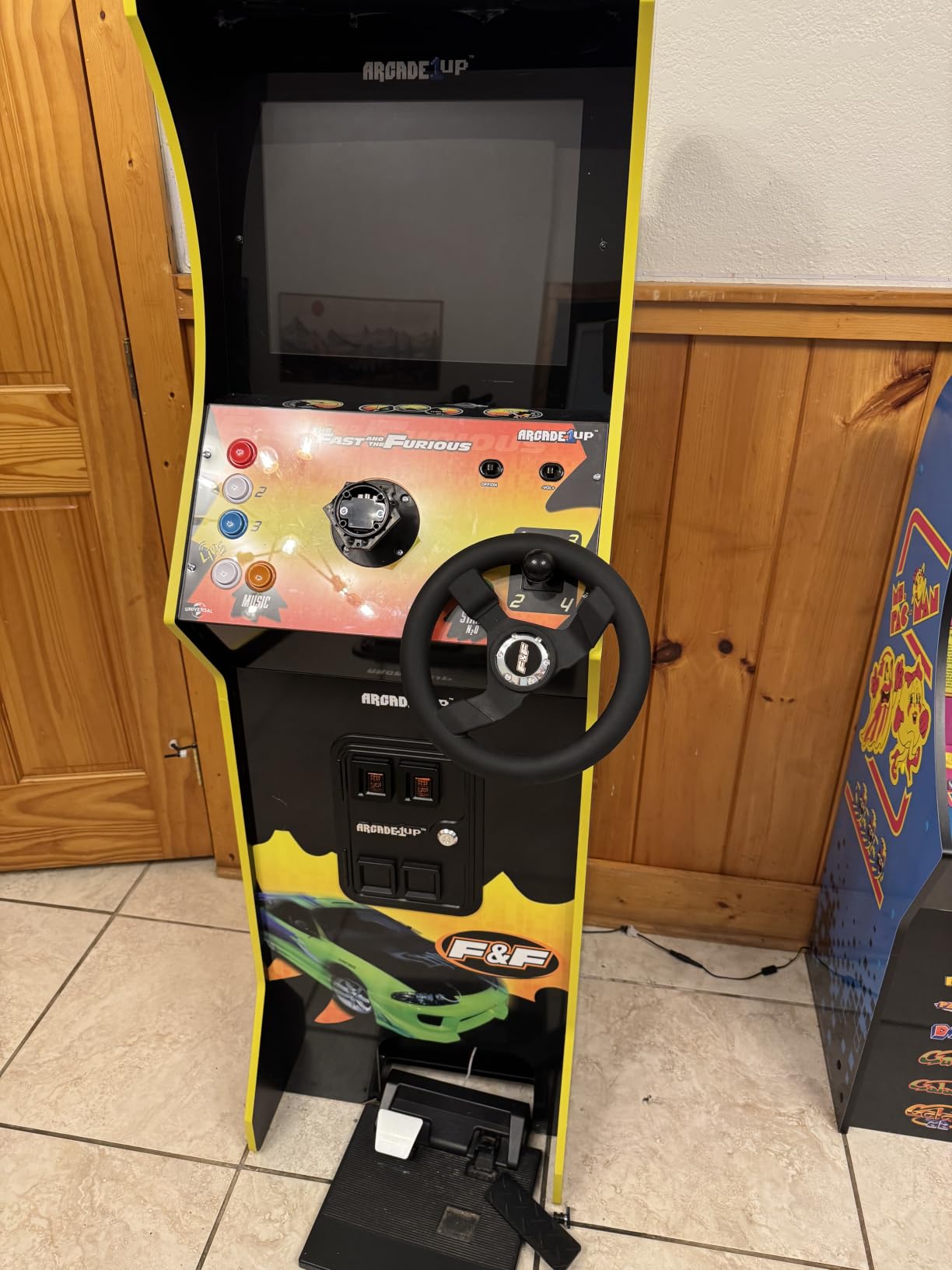 The Fast and the Furious Deluxe Arcade Machine, Steering Wheel | Gaming Cabinet with 4-Position Gear Shift and Wi-Fi Leaderboards customer photo 2