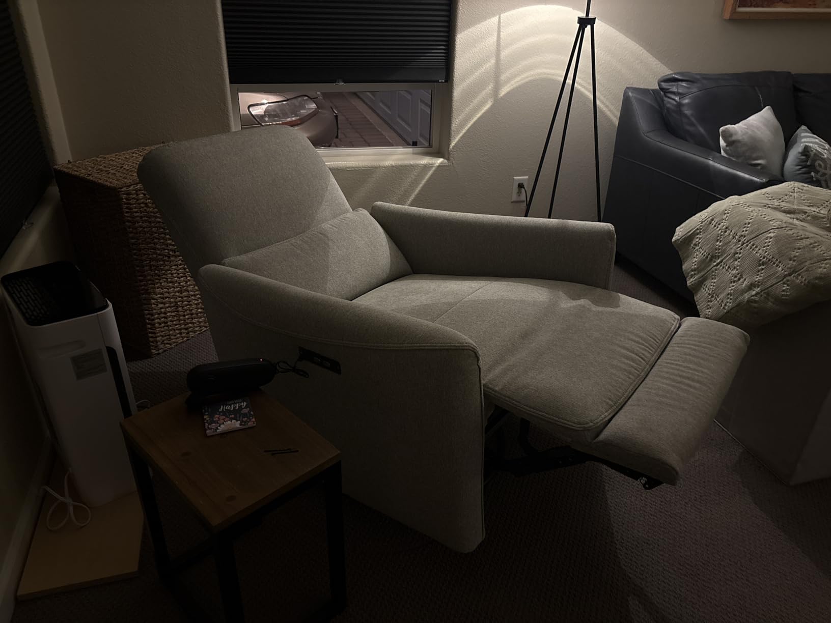 CHITA Power Swivel Glider Recliner Chair, Nursery Glider, Medium, Linen | FSC Certified Upholstery Rocking Chair, Lumbar Support, Reclining Chair for Living Room / Nursery customer photo 1