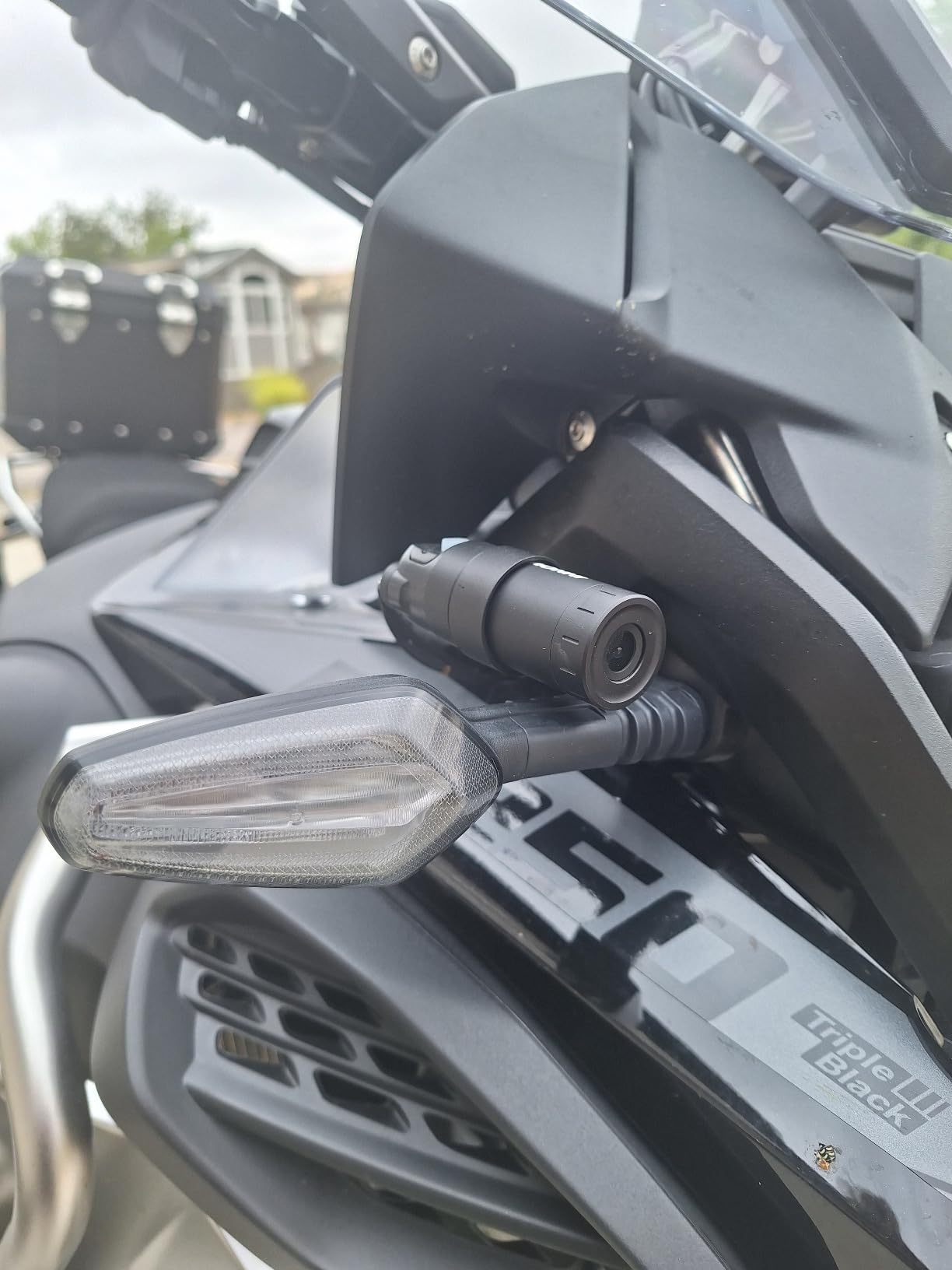 INNOVV K6 Motorcycle Dash Cam Dual Channel QHD 2K+1080P, IP67 Waterproof Mini Motocam with Wi-Fi, 120°Golden Angel, G-Sensor Detection, Support 256GB(SD Card not Included) customer photo 2