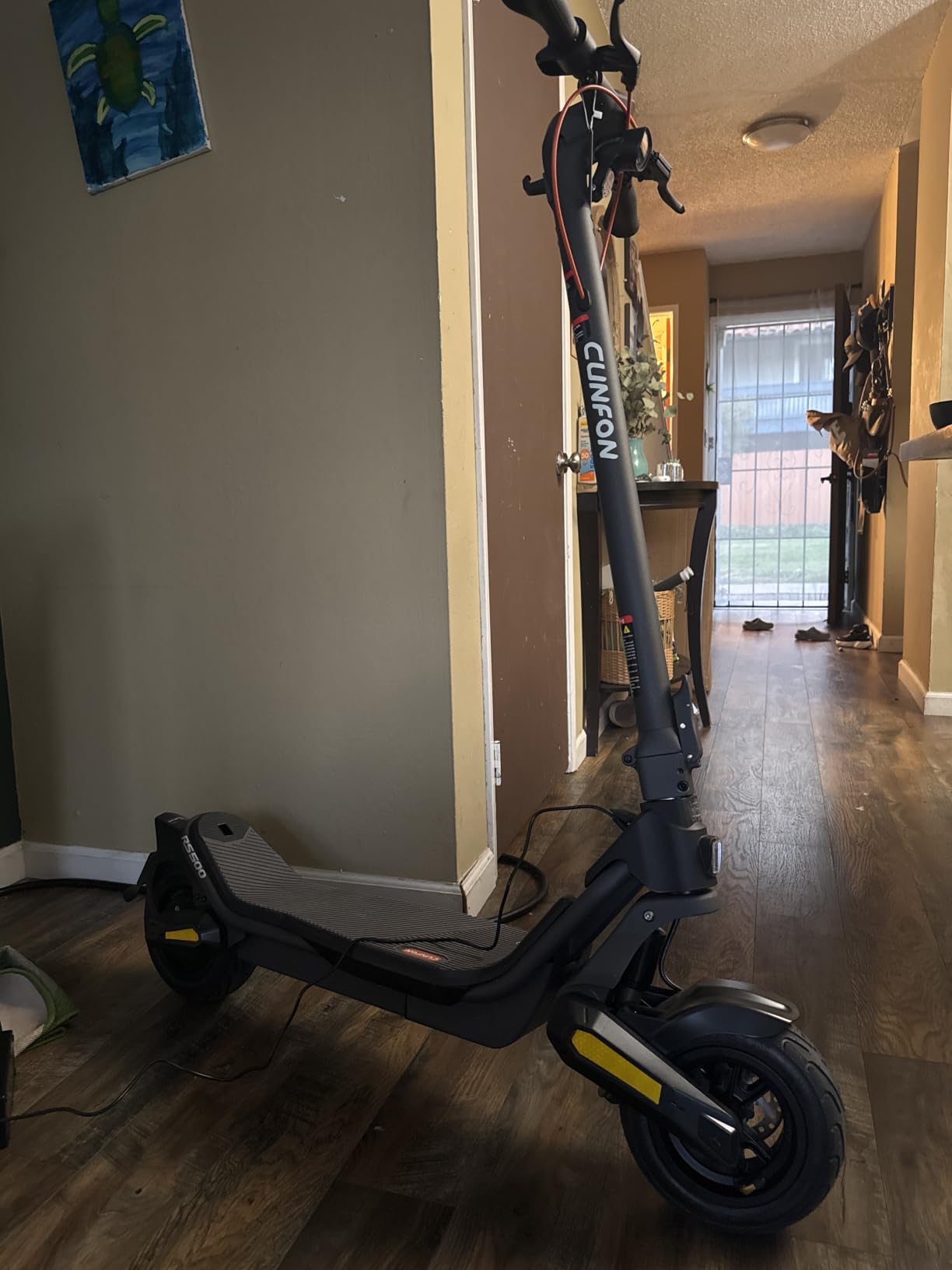 Electric Scooter- Electric Scooter for Adults,800/1000/1600W Peak,up to 19/25/31MPH,25-50Miles Range,220-330lb Load,Foldable E-Scooter for Adult Teens with Damping Adjustable Suspensions,Turn Signals customer photo 2