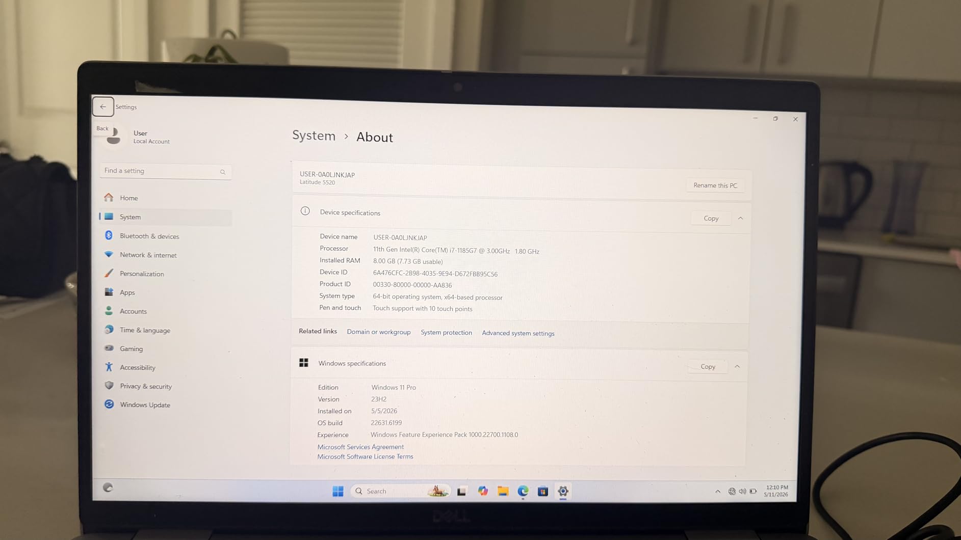 Dell Latitude 5520 Business Laptop 15.6-Inch FHD (1920 x 1080) LCD Intel vPro Core i7-1185G7 Processor 16GB RAM 512GB SSD Windows 11 Pro (Renewed) customer photo 2