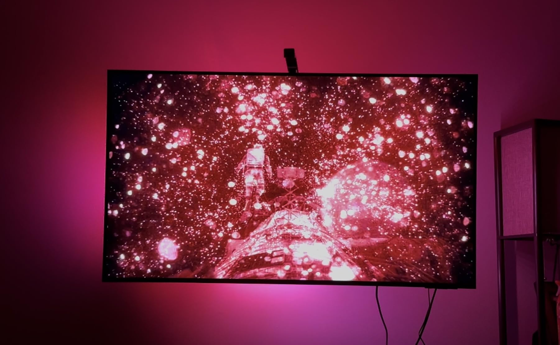 Govee TV Backlight 3 Lite, 16.4ft LED Strip Lights Sync with 75-85 Inch TVs, Upgraded Camera, RGBICW Screen Sync Lighting customer photo 2