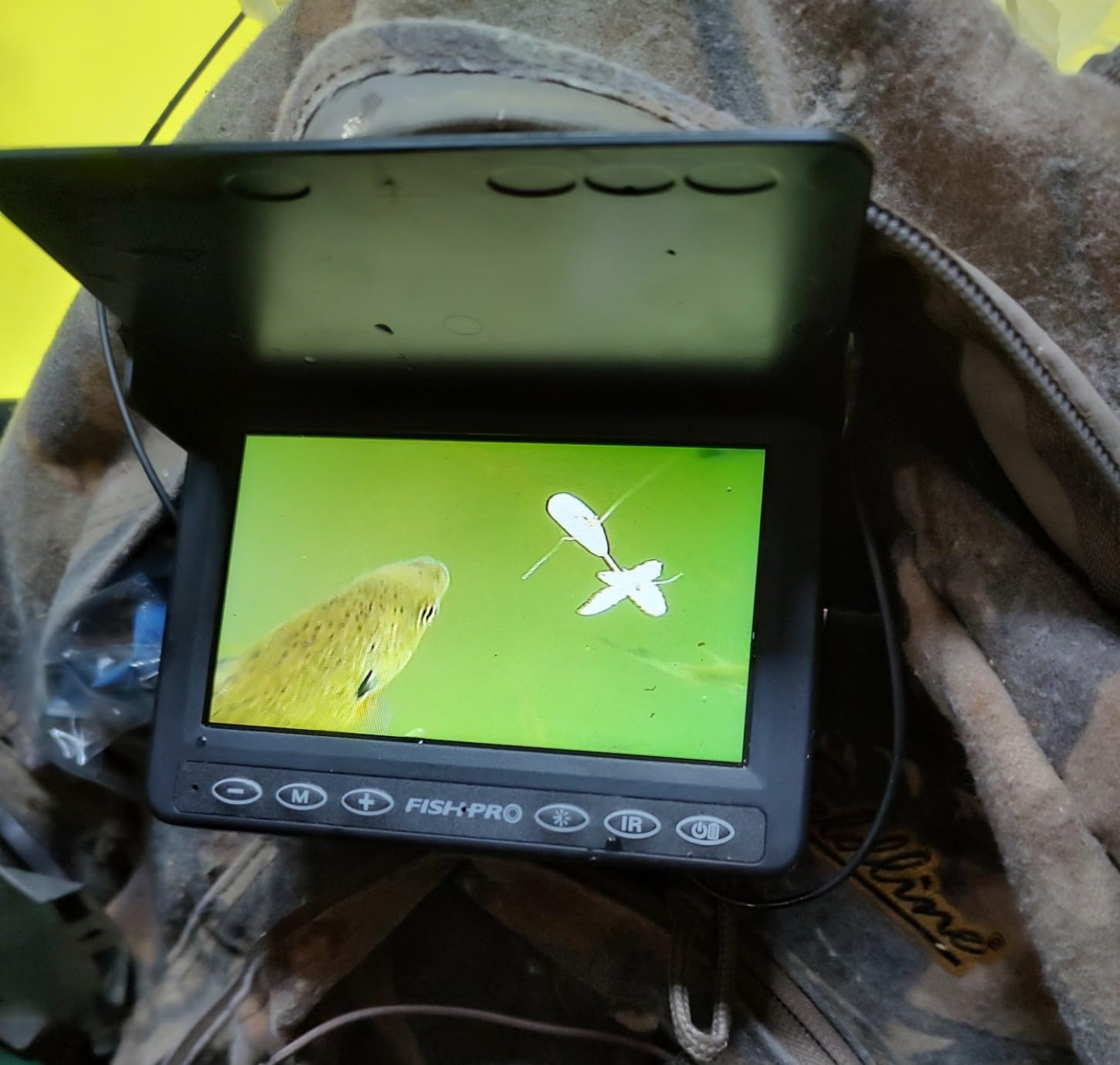 FishPRO Underwater Fishing Camera 4.3'' w/DVR 32GB -1000TVL (No Need Learn) Ice Fishing Camera Underwater, Ice Fishing Fish Finder for Kayak Ice Fishing, 3-Grade IR Lighting, 20X Zoom, 65FT customer photo 1