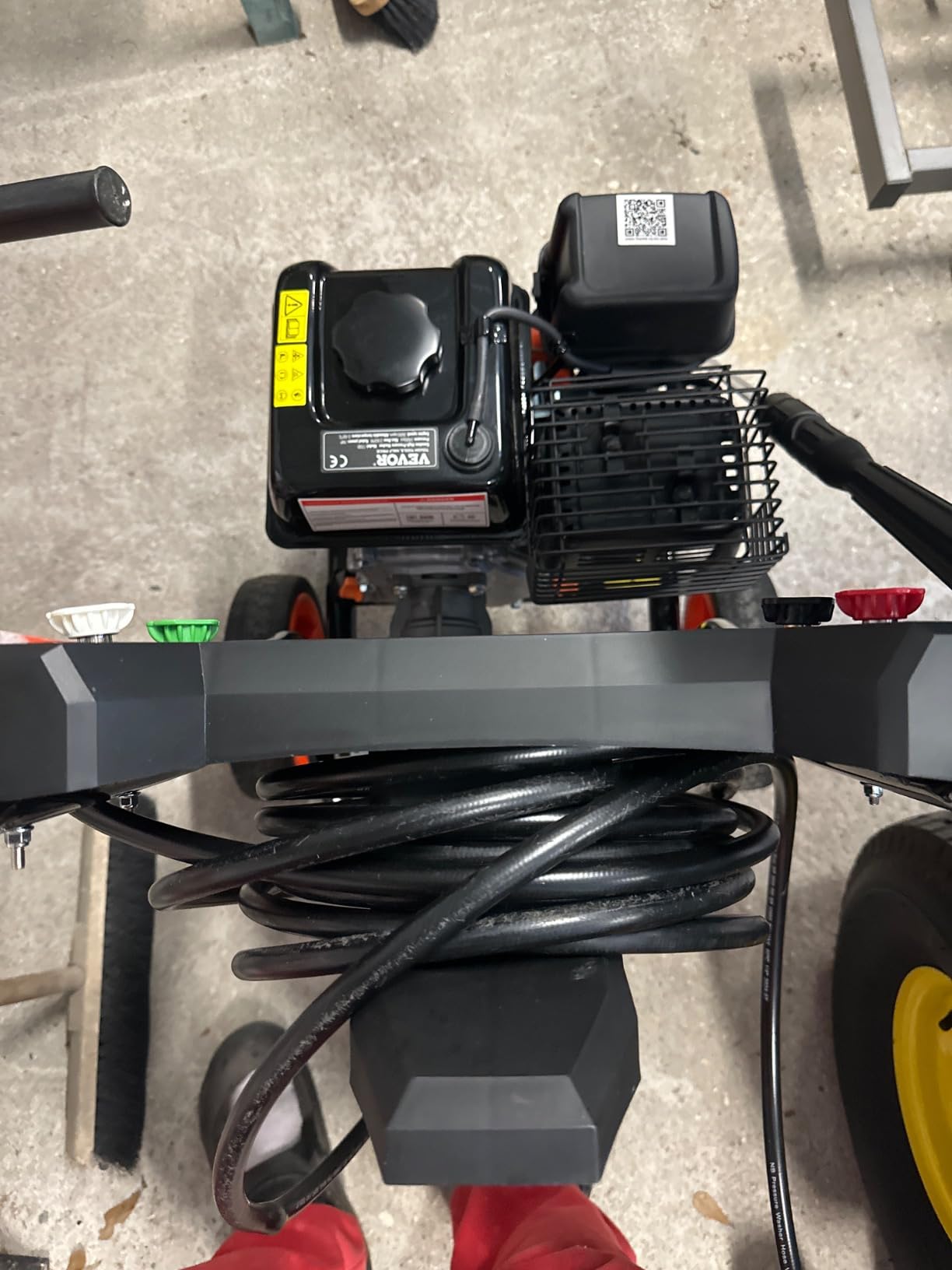 VEVOR Gas Powered Pressure Washer 3400 PSI 2.6 GPM, with Spray Gun and Extension Wand, 5 Quick Connect Nozzles, Copper Pump customer photo 1