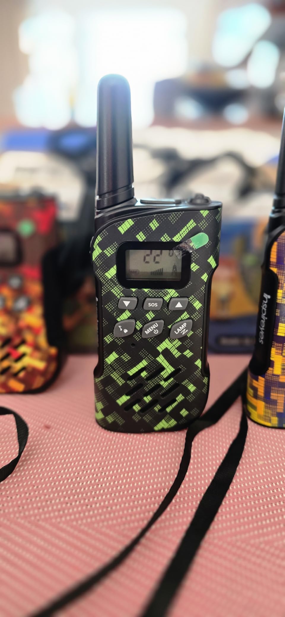 Inspireyes Kids Walkie Talkies, Rechargeable 2 Pack Long Range 2-Way Radios | Toys for Boys Girls 3-12, 48H Battery, Clear Audio, VOX Hands Free, Flashlight, Camping Toy, Hiking, Birthday Christmas Gift customer photo 1