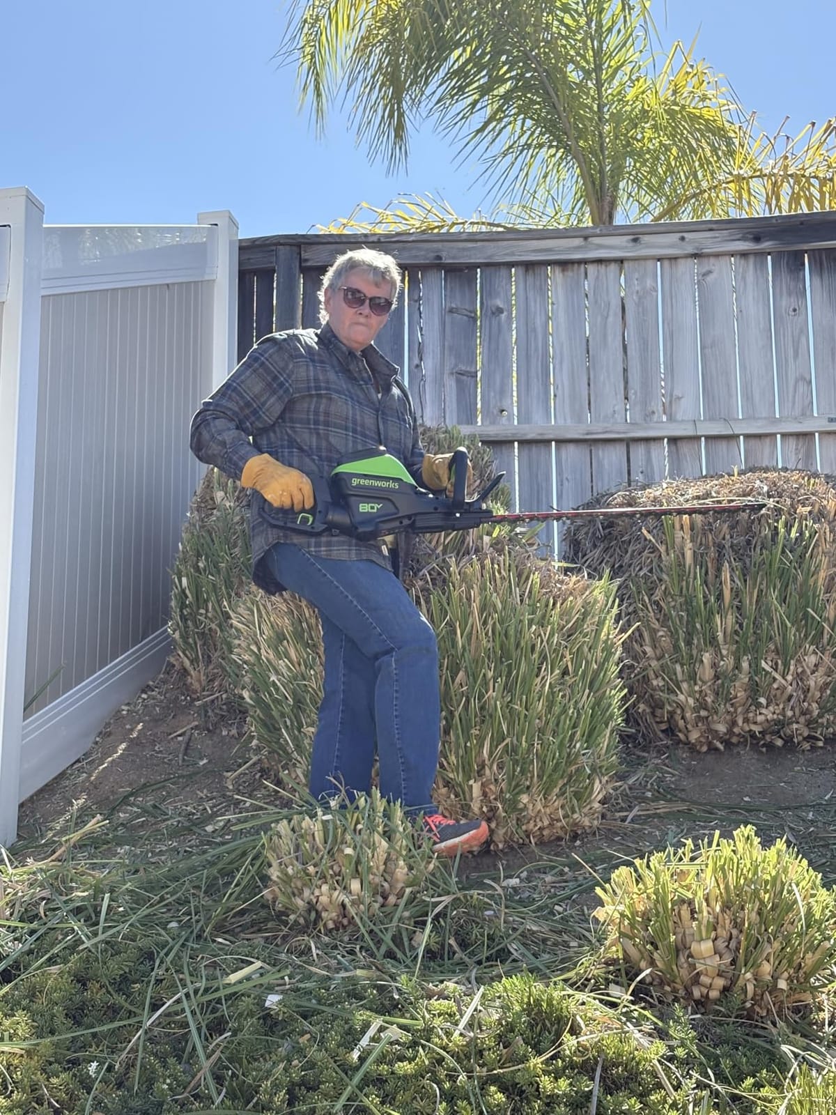 Greenworks 80V 26 in Cordless Hedge Trimmer, 2.0 Ah Battery and Charger customer photo 2