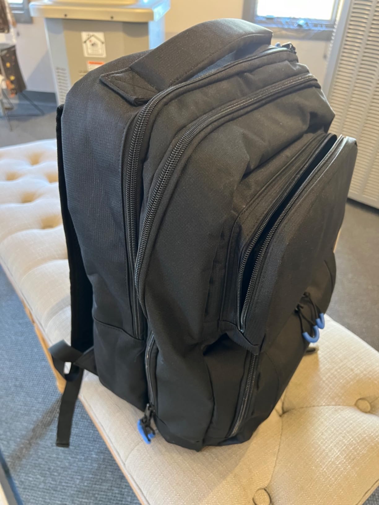 PGmoon Carrying Backpack Compatible with Steam Deck, Travel Case Bag with Separate Game Cards Holder, Multi-Pockets For Game Headset, Docking Station, Controllers and More customer photo 1