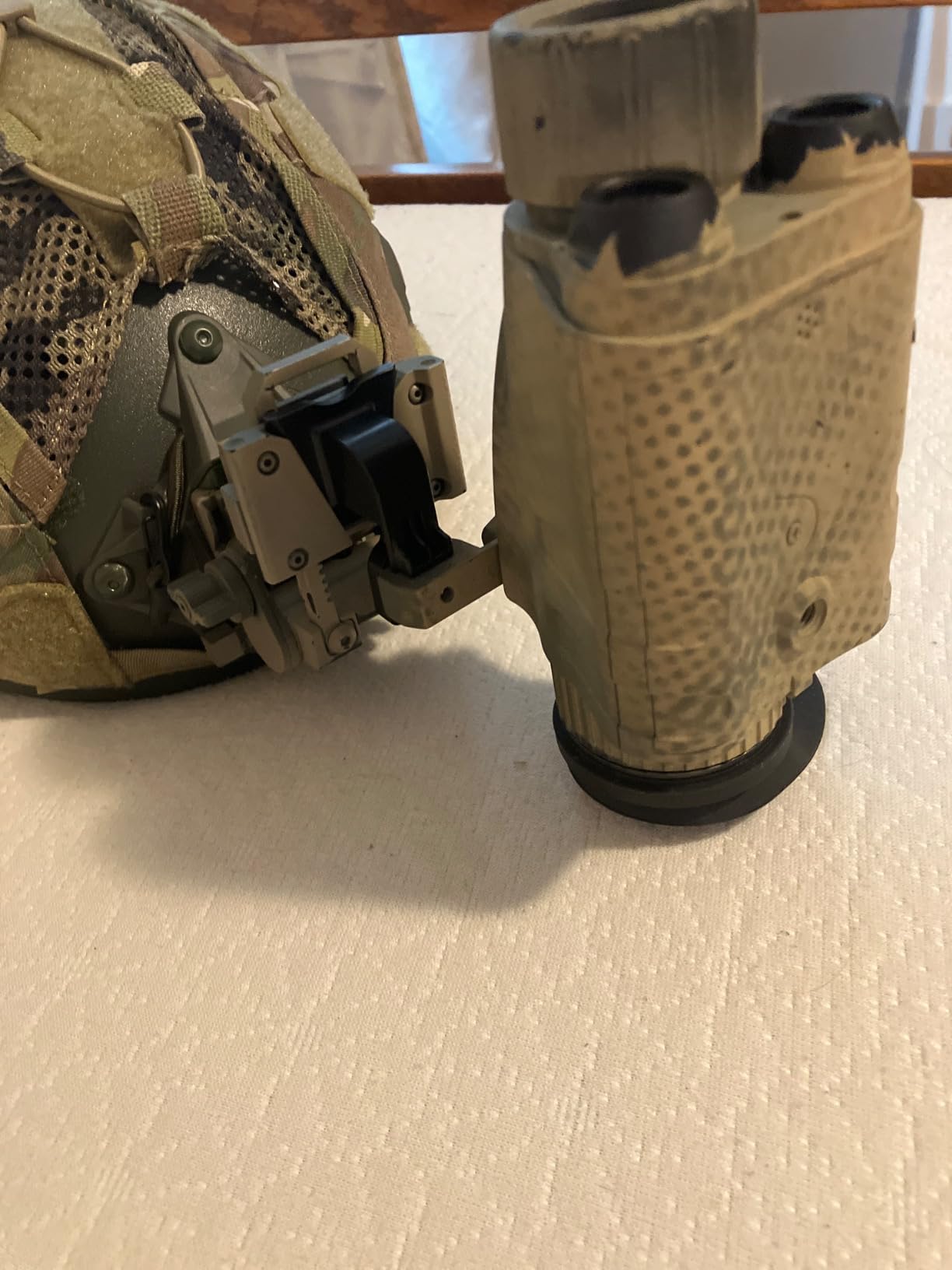 Nightfox Prowl Night Vision Goggles, Helmet Mounted Monocular | 1x Magnification NVG, 1080p Video Recording, Head Mount, Stealth Infrared 940nm IR, Digital NODs for Airsoft, Night Walking customer photo 1