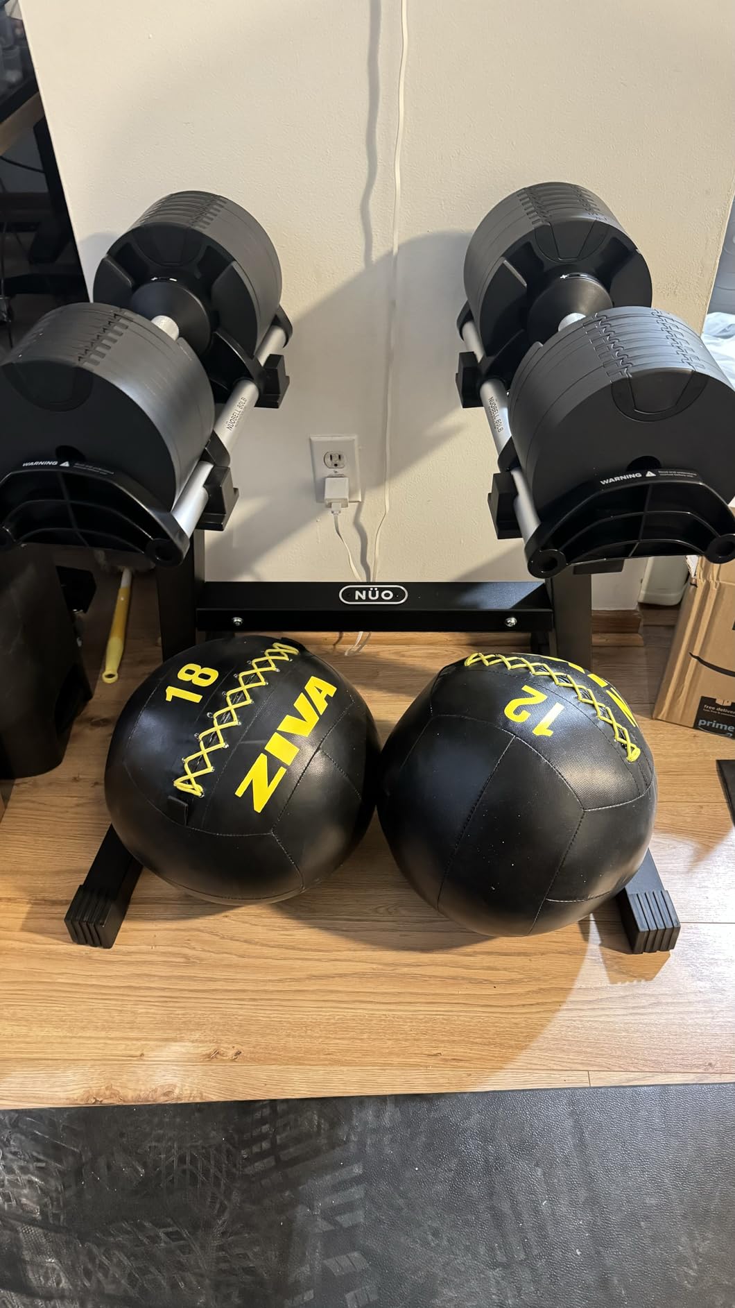 NUOBELL Adjustable Dumbbells 5-80 lbs: Replace 16 Sets, Ideal for Home Gym Weight Bench & Press customer photo 1