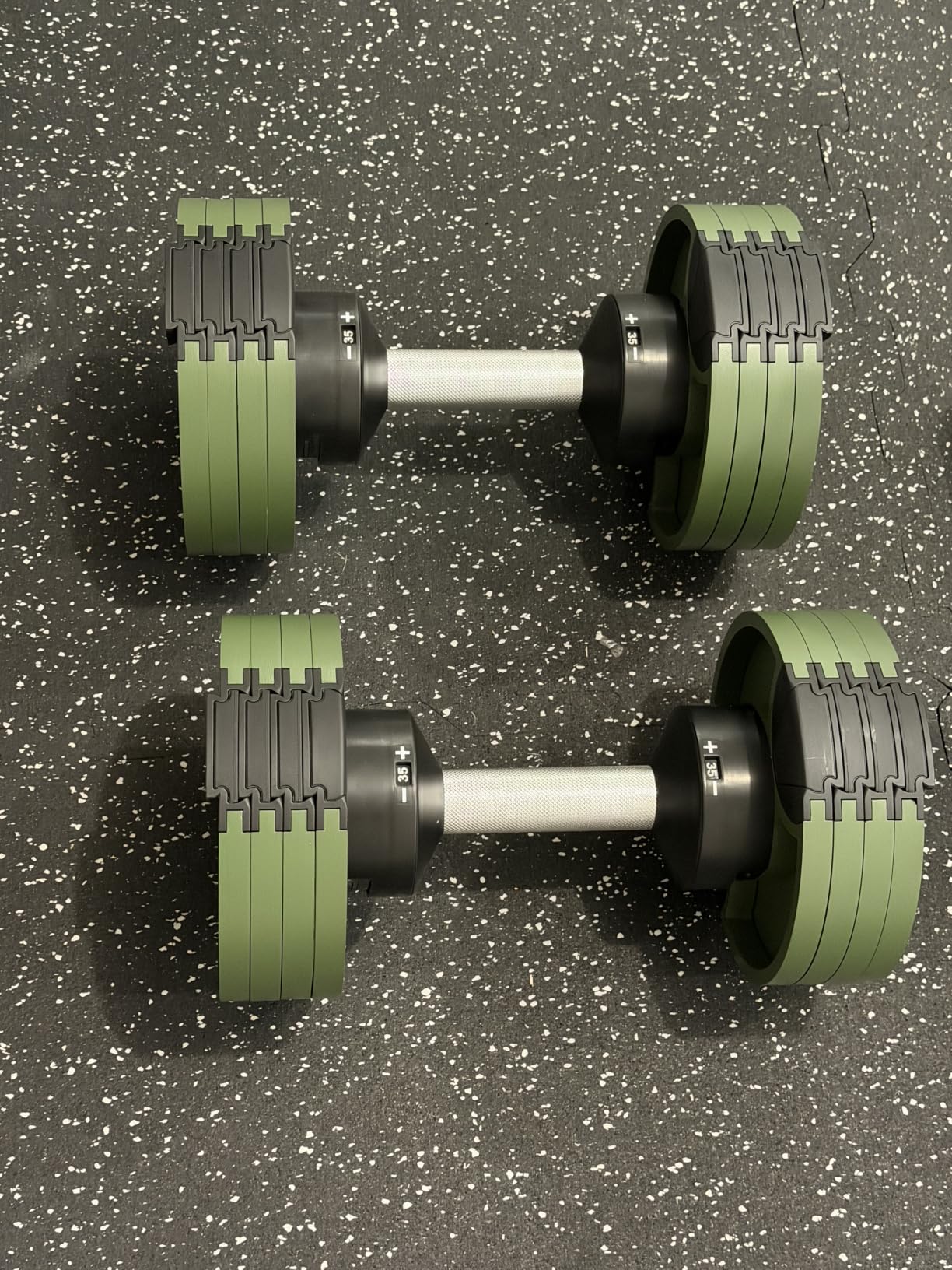 NUOBELL Adjustable Dumbbells 5-80 lbs: Replace 16 Sets, Ideal for Home Gym Weight Bench & Press customer photo 2