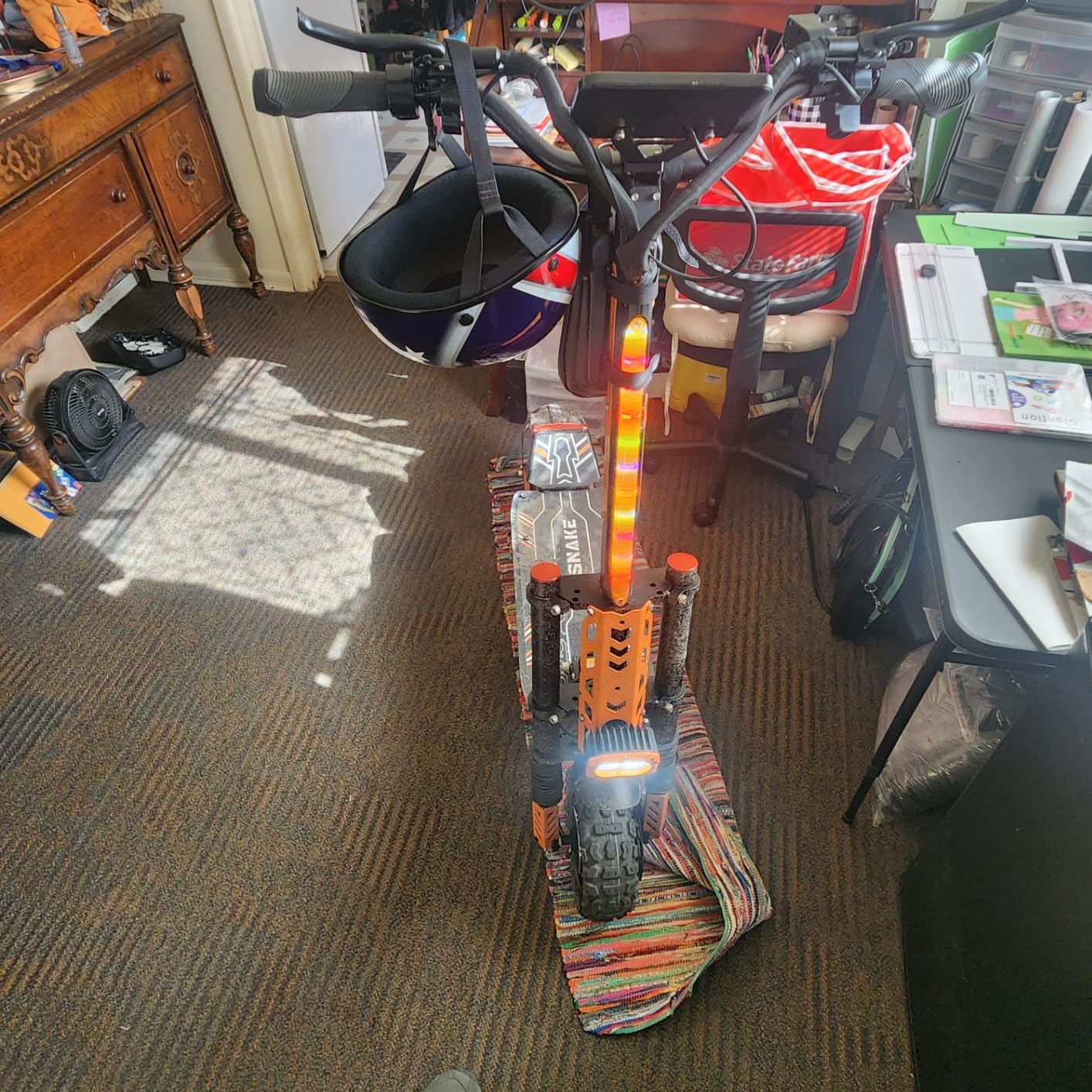 ZSNAKE Electric Scooter for Adults High Power 5600W Dual Motors Top Speed 50 MPH, 60V 30Ah Battery 60+ Miles Range, 11