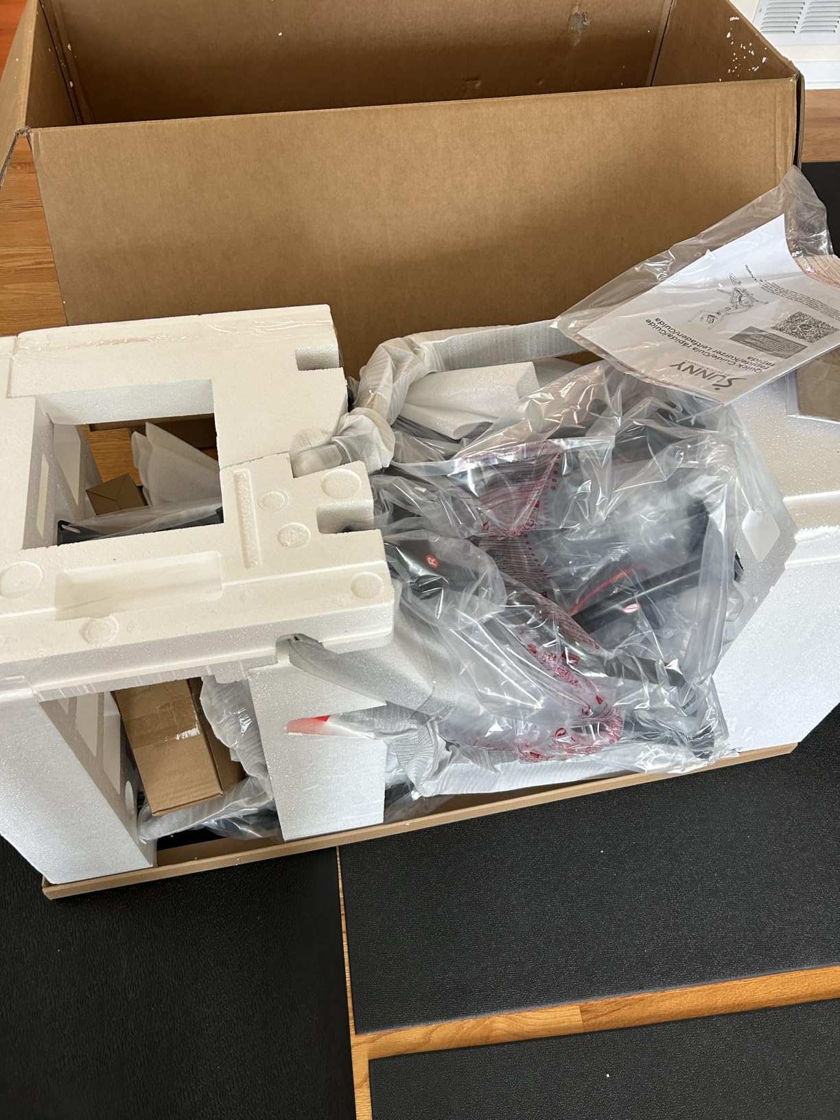 Sunny Health & Fitness Smart Upright Elliptical Machine with Pulse Sensor customer photo 2
