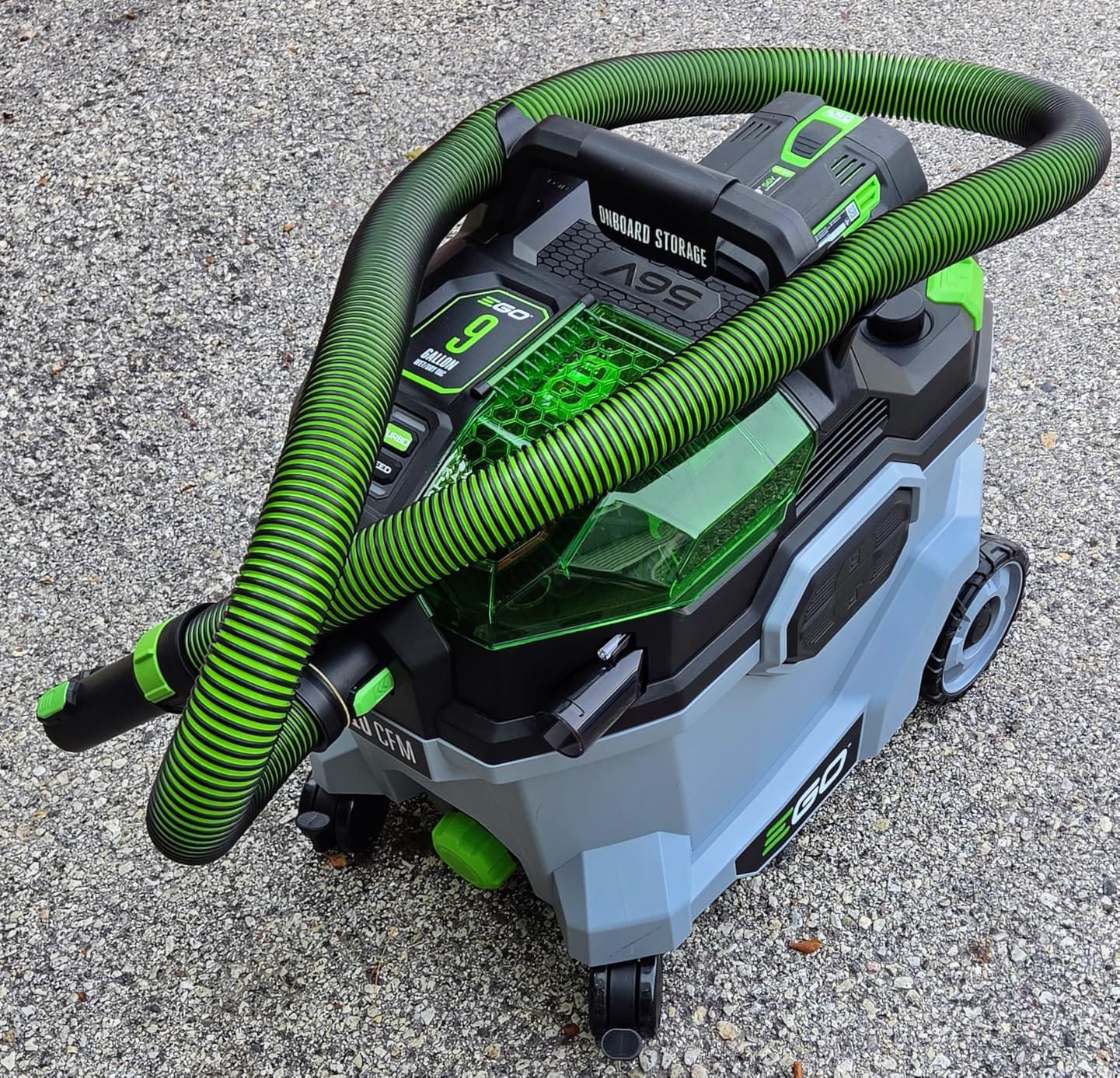 EGO Power+ Shop Vacuum Wet Dry, Car Vac, Portable Cordless Cleaner, 9 Gallon 110 CFM, Battery and Charger Not Included - WDV0900 customer photo 2