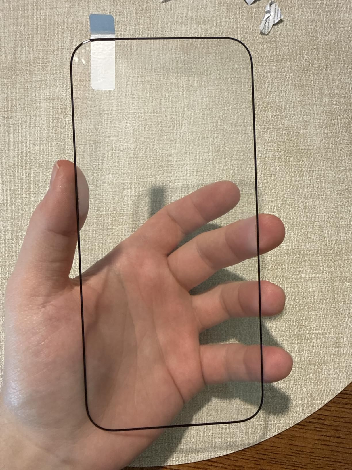 ESR 3 Pack for iPhone 16 / iPhone 15 Screen Protector, [9H Hardness] [Military Grade Shatterproof] Full Coverage Tempered Glass Film with Easy Installation Tool, HD Clear, Scratch Resistant customer photo 1