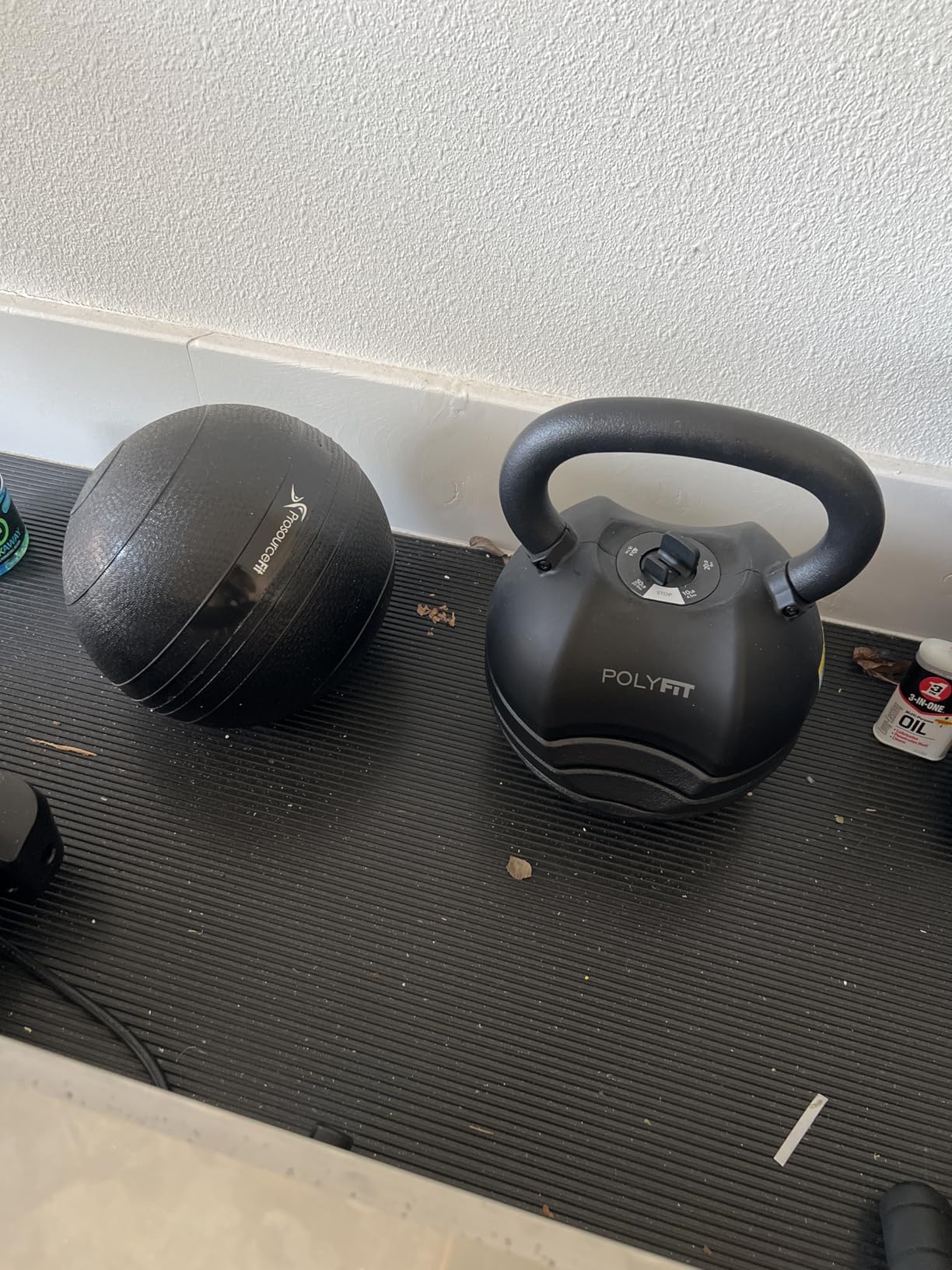Polyfit Adjustable Kettlebell Set - 5-in-1 Weights for Home Gym | 5-in-1 adjustable weight design, 30/40/50 lb options, non-slip grip, cast iron build, compact for home gyms customer photo 1