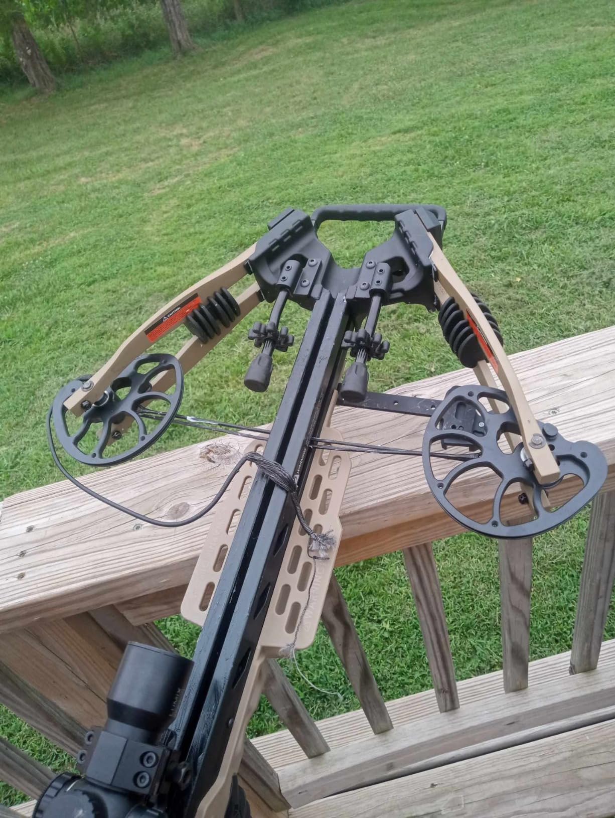 Xpedition Archery Xpedite 420 Crossbow, Illuminated 4X32 Scope, 420 FPS | Compound Crossbow Package with Rope and Crank Cocking Device customer photo 1