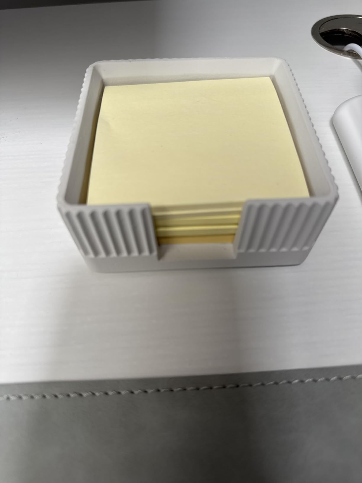 Aesthetic Desk Organizer Set of 3 For Your Office - Sturdy Concrete Desktop Accessories customer photo 1