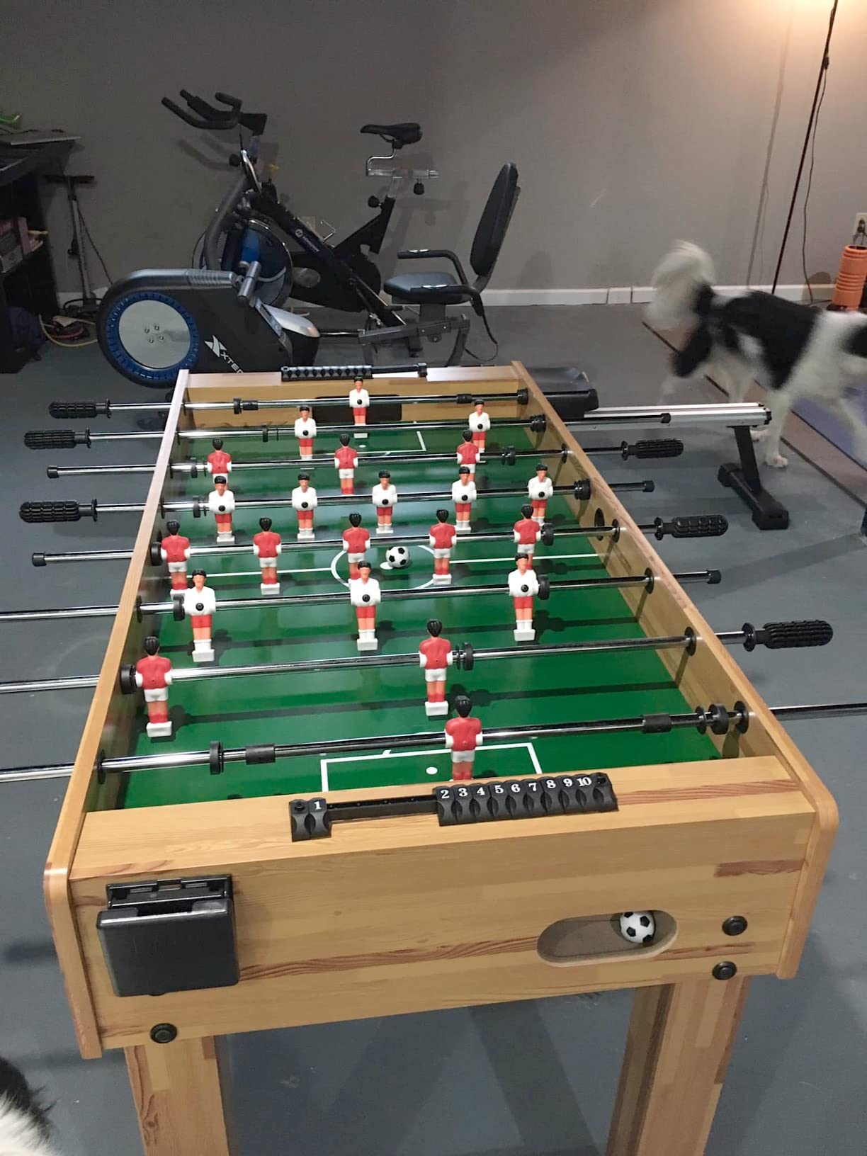Best Choice Products Foosball Table for Kids and Adults, Game Room Soccer Game Table w/ 2 Balls, 2 Cup Holders, Ergonomic Handles, Chrome Finished Metal Bars customer photo 2