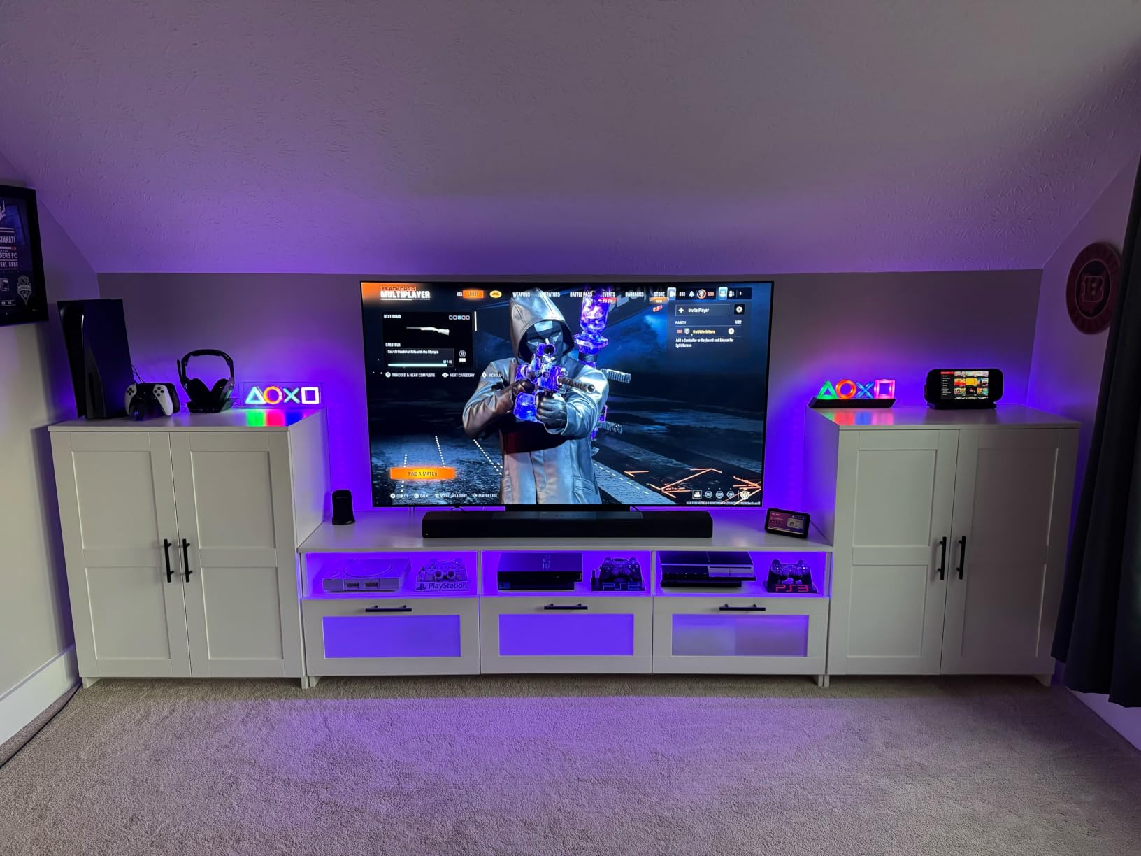 Paladone Playstation LED Neon Light - Free Standing or Wall Mountable - Game Room Accessories & Decor for Gamers customer photo 2