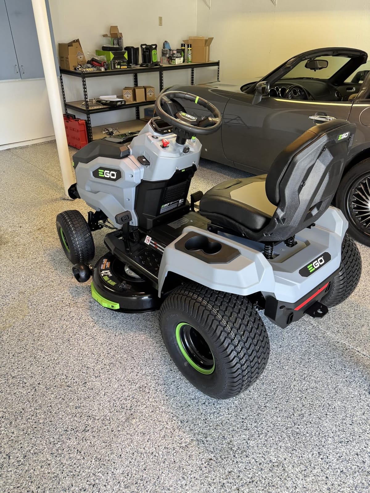 EGO Power+ Electric Riding Lawn Mower, 42