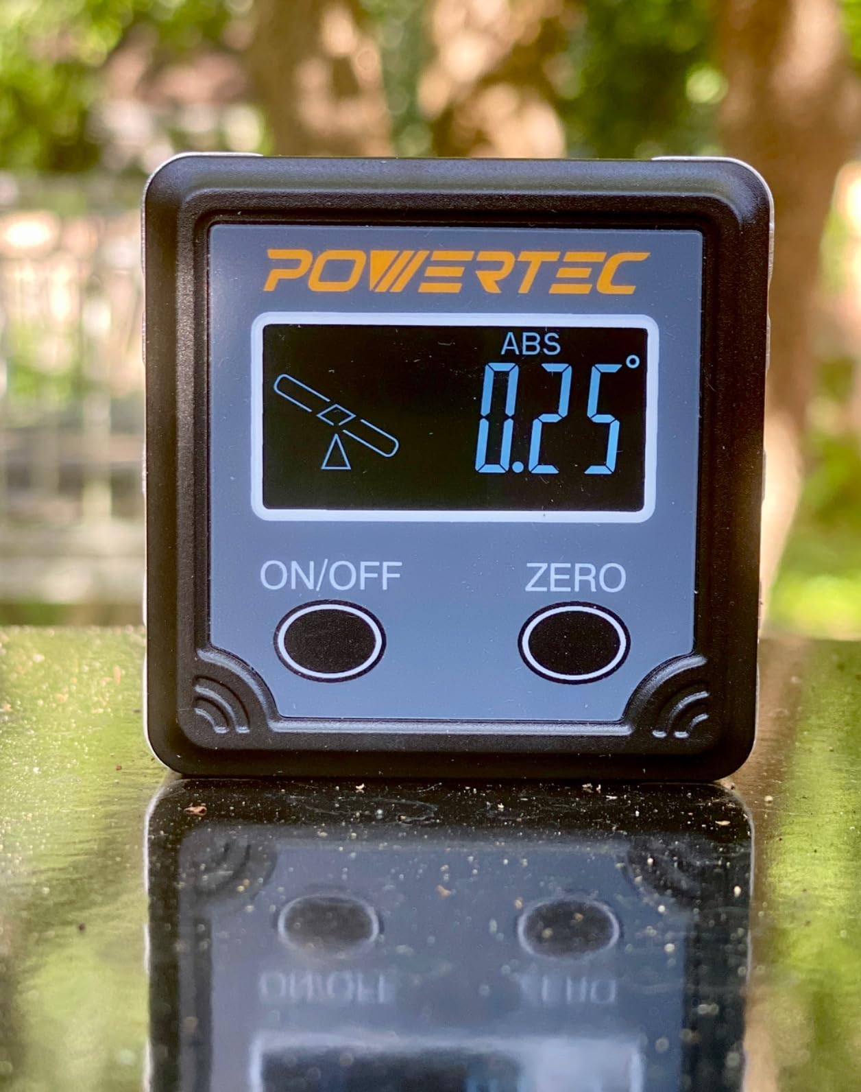 POWERTEC 71828 Table Saw Angle Gauge, Digital Angle Finder Protractor, Digital Level Box, 1 Pack, Digital Angle Gauge for Woodworking, Table Saw, Miter Saw customer photo 2