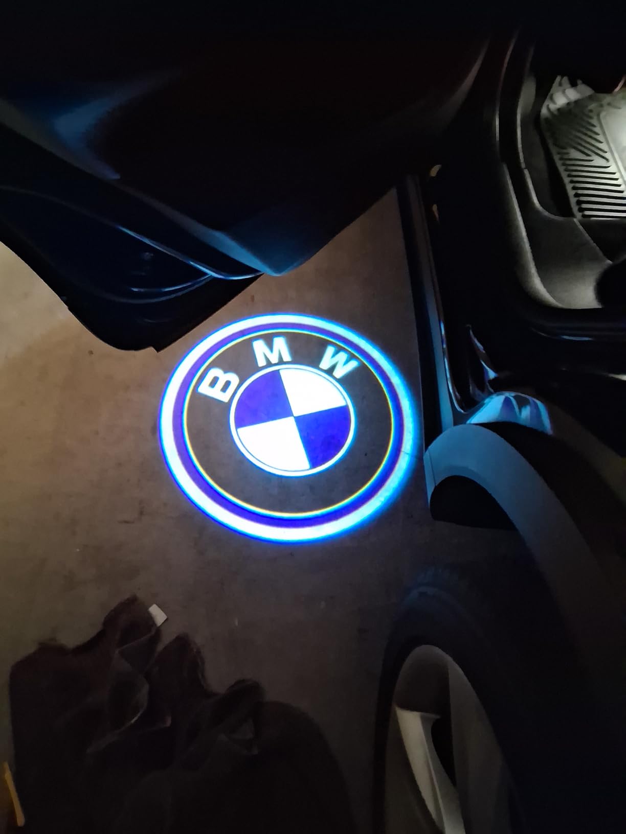4 Pcs Car Welcome Lights, LED Door Projector Lights, Car Door Light Replacements, Puddle Lights for 1/2/3/4/5/6/7 Replaceable with X1/X2/X3/X4/X5/X6/X7/M/Z/GT customer photo 2