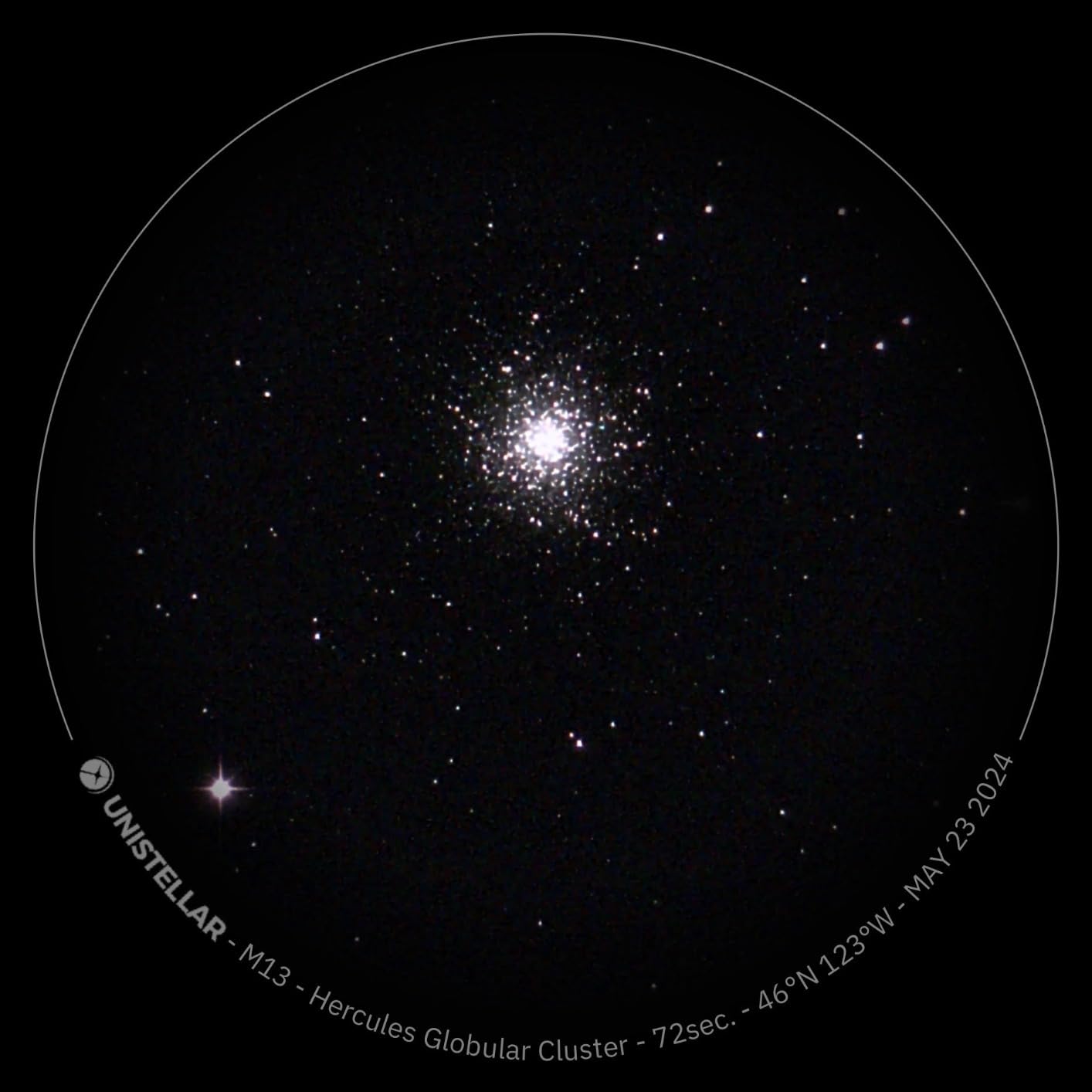 Odyssey - UNISTELLAR Smart Telescope (no Eyepiece), 85mm f/3.9 (320mm) Digital & Computerized, App-Controlled Motorized Alt-Az, Enhanced Vision, RAW/FITS Export, 64GB, Tripod, 5h Battery (Black) customer photo 1