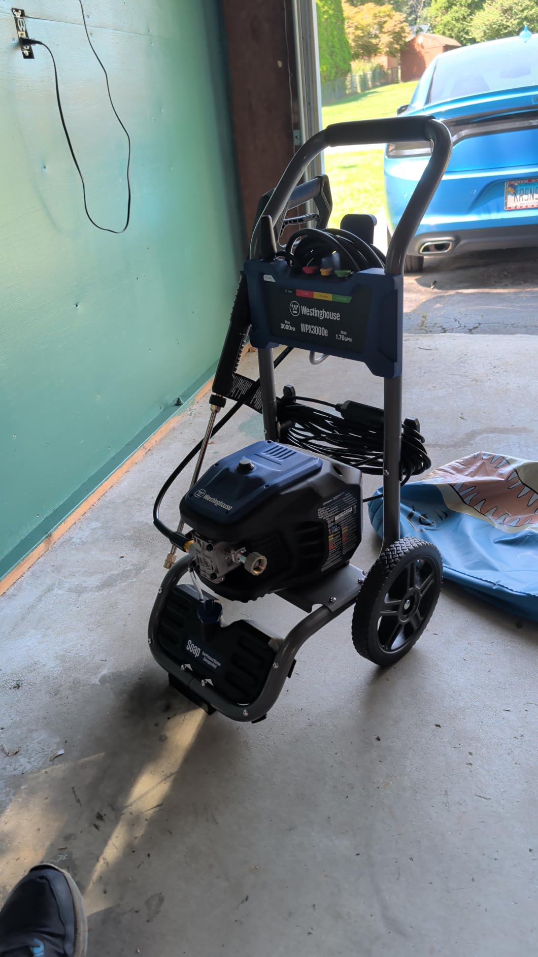 Westinghouse WPX3000e Electric Pressure Washer, 3000 Max PSI and 1.76 Max GPM, Induction Motor, Onboard Soap Tank, Spray Gun and Wand, 5 Nozzle Set, for Cars/Fences/Driveways/Homes/Patios/Furniture customer photo 2