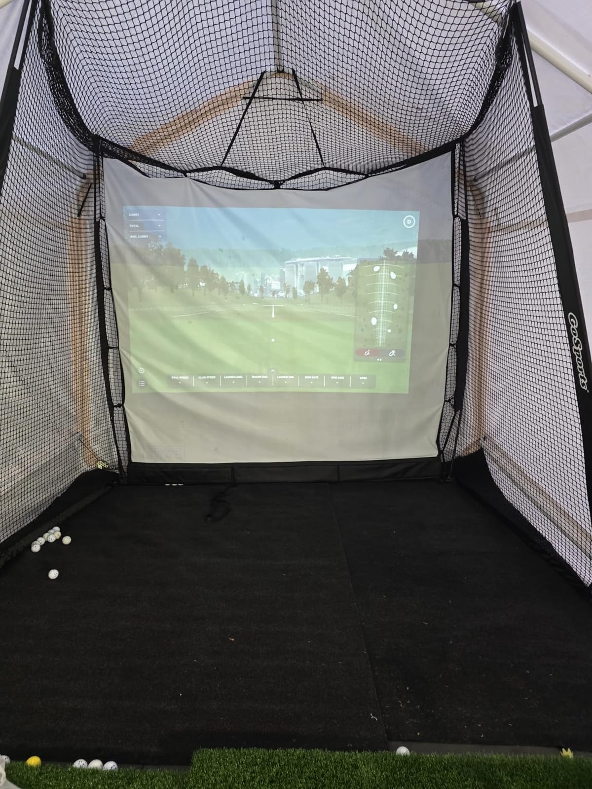 GoSports Range Cage 10 ft x 8 ft Golf Net Cage customer photo 2
