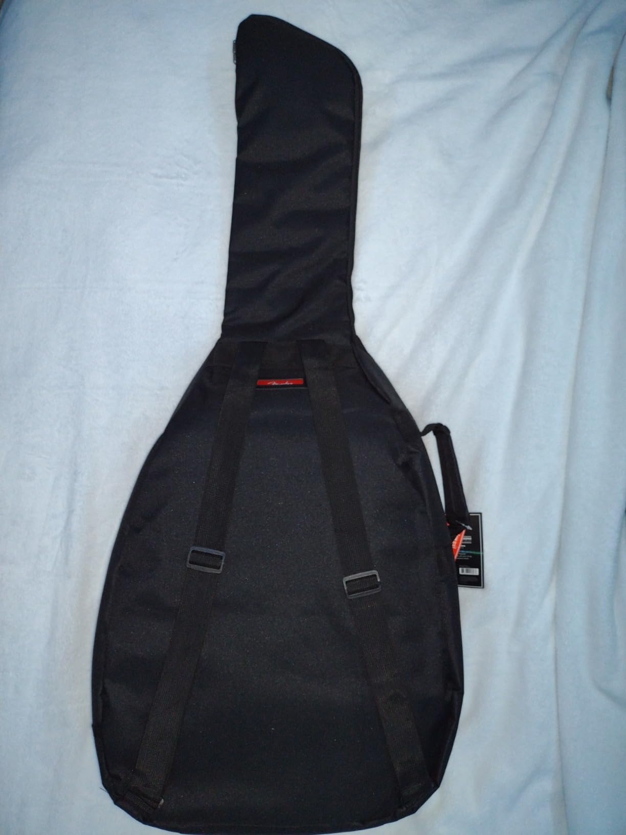 Fender Acoustic Guitar Gig Bag, Padded Guitar Case with a Comfortable Two-Piece Handle and Ergonomic Backpack Straps, Black customer photo 1