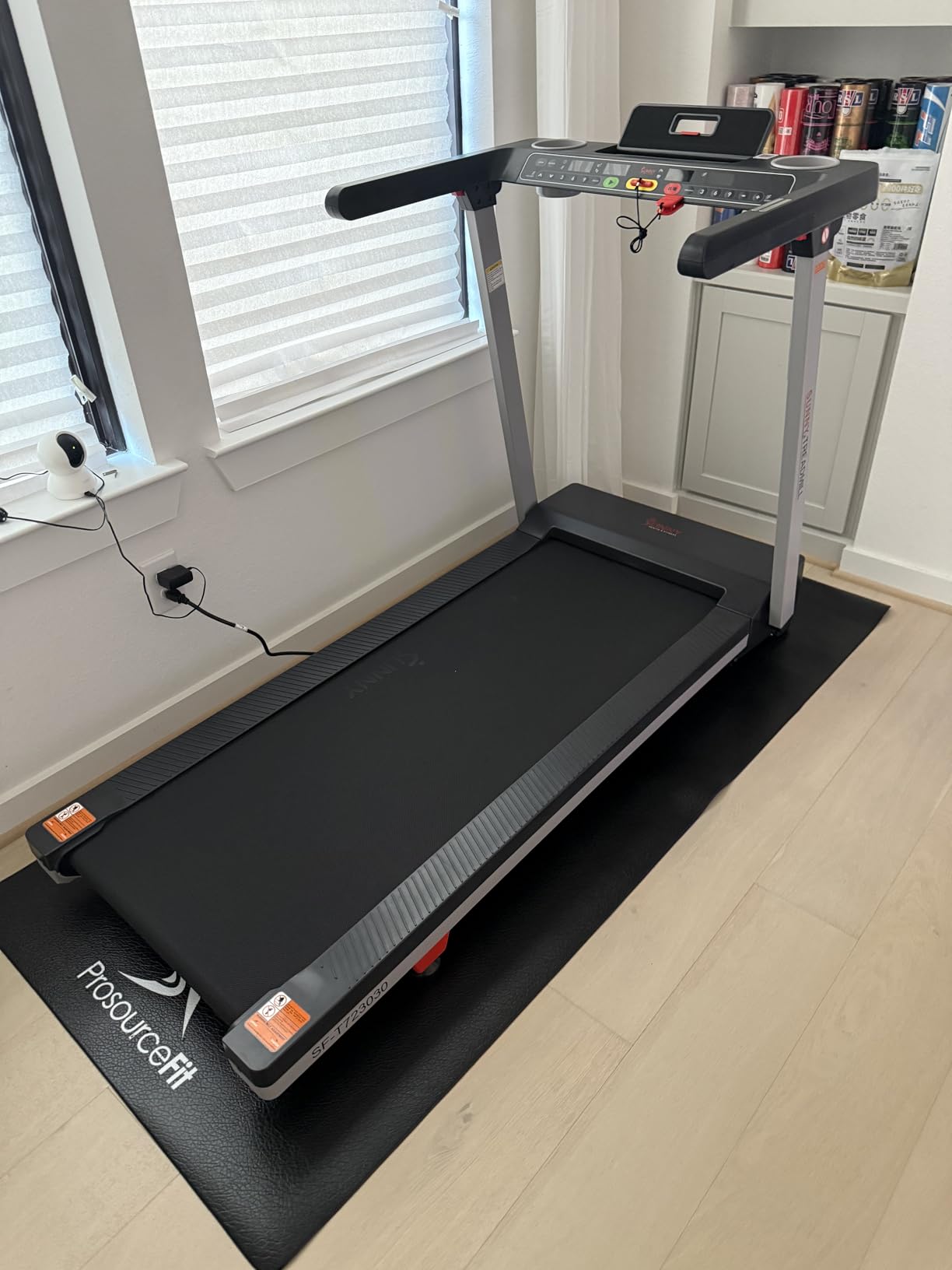 Sunny Health & Fitness Fully Assembled Auto Incline Treadmill for Home Gym customer photo 2