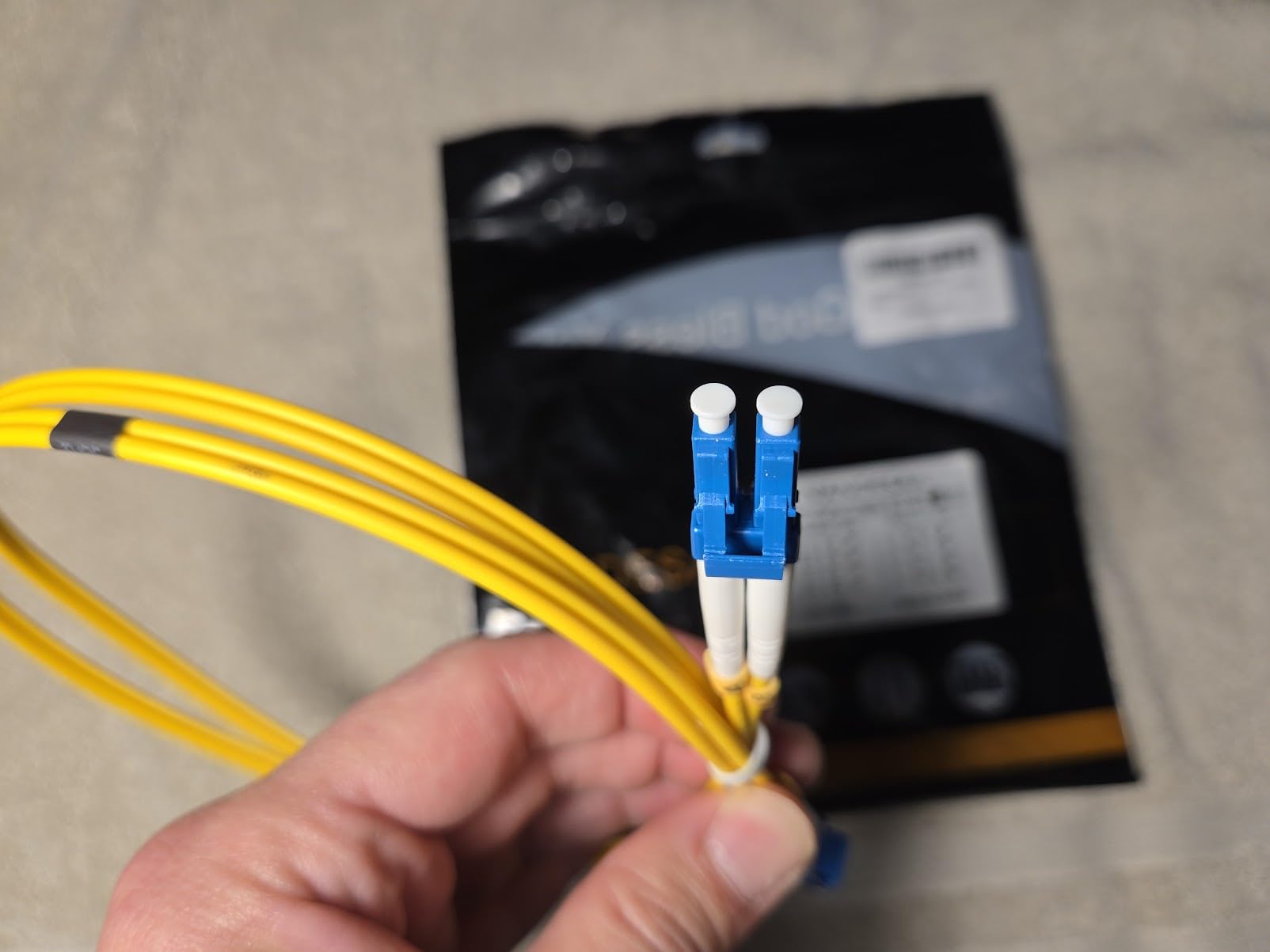 LC to LC Fiber Patch Cable, OS2 Single Mode, 2M(6.6 FT), 5 Pack | 9/125um duplex UPC SMF jumper, LSZH jacket, individually tested, for SFP modules and data centers customer photo 2