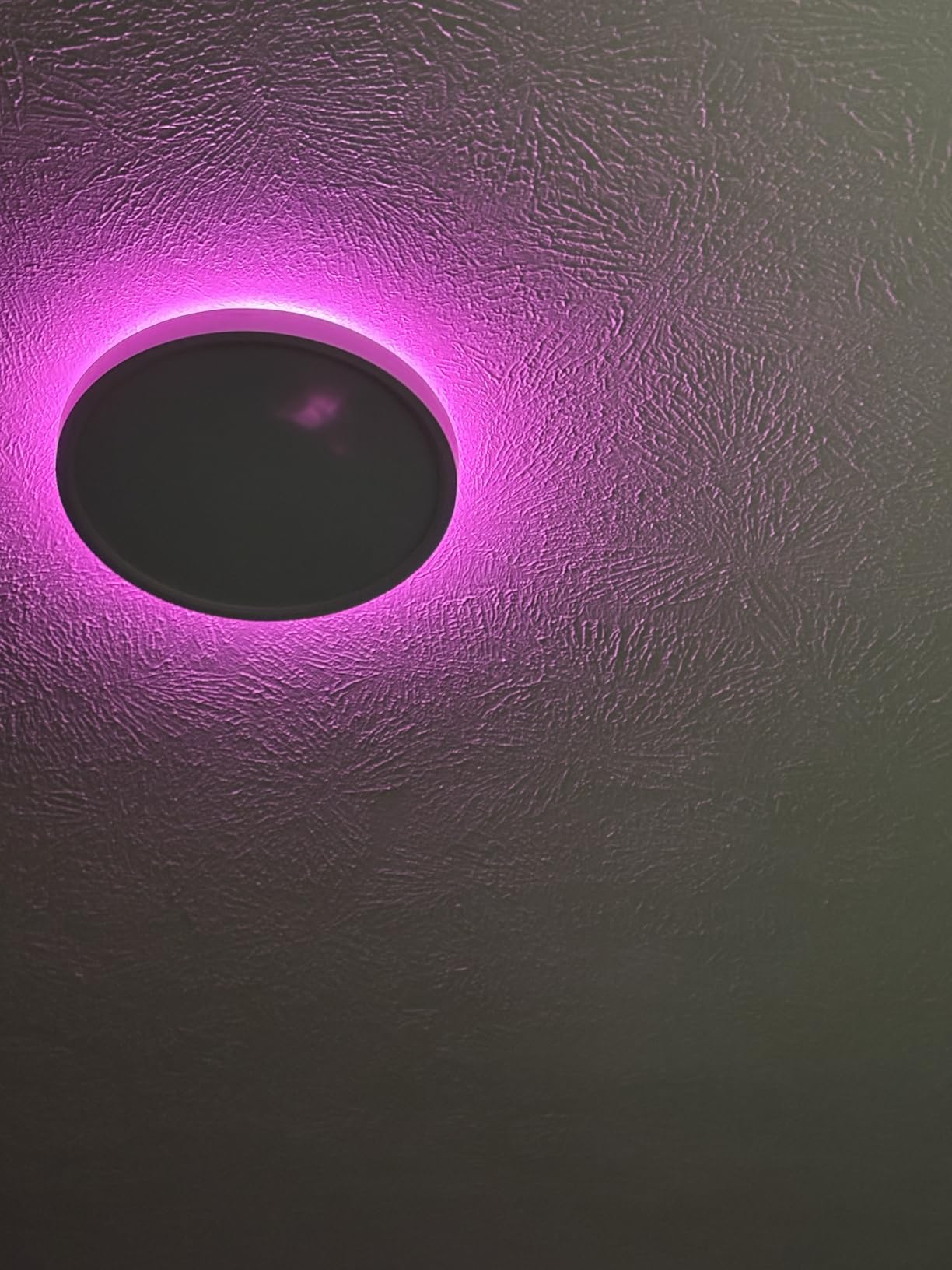 Govee Smart Ceiling Light, RGBIC 2400LM 2700K-6500K 12 Inch 1 Pack White | RGBIC LED Flush Ceiling Light Fixture, 2400LM DIY Colors, Works with Matter Alexa for Bedroom, Living Room customer photo 1