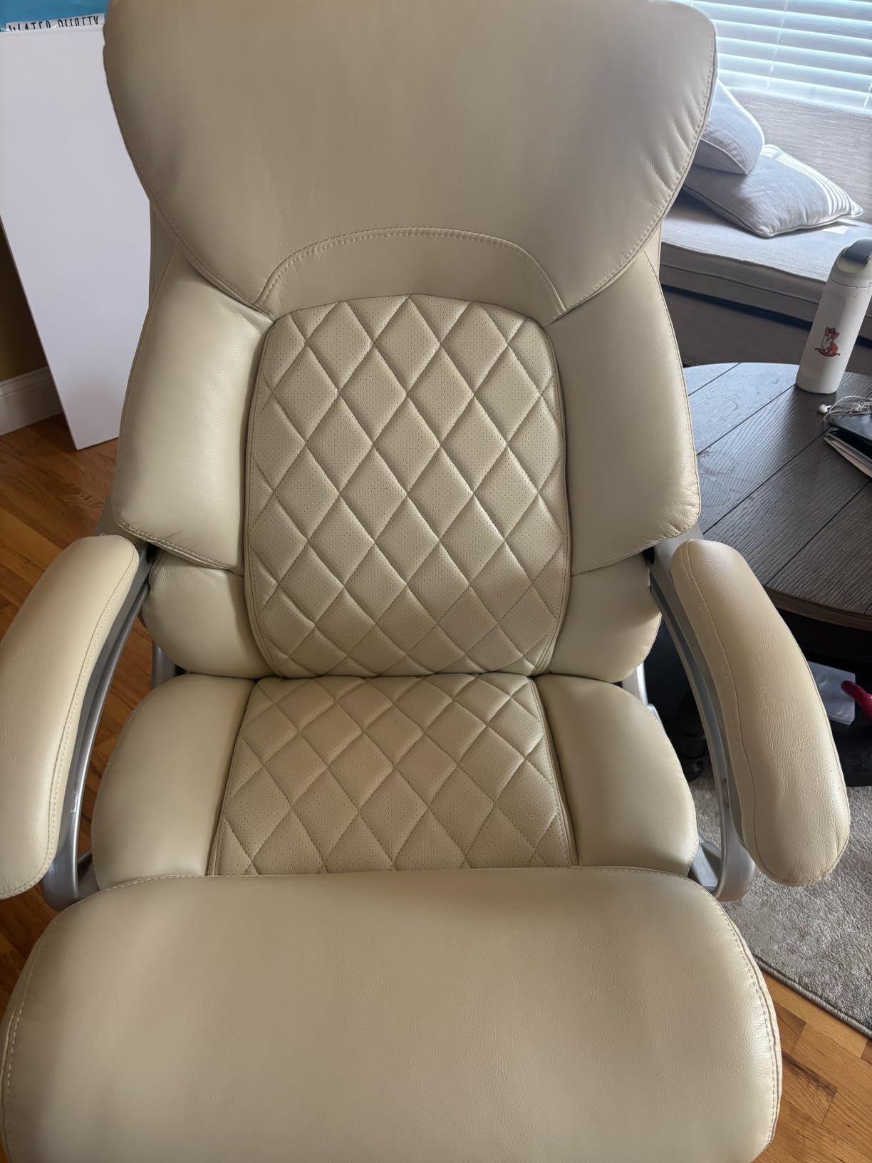 Big and Tall Office Chair for Heavy People, 500LBS High Back Extra Wide Heavy Duty Executive Office Chair Comfortable for Home Office, Large Computer Desk Chair with Adjustable Lumbar Support Black customer photo 1