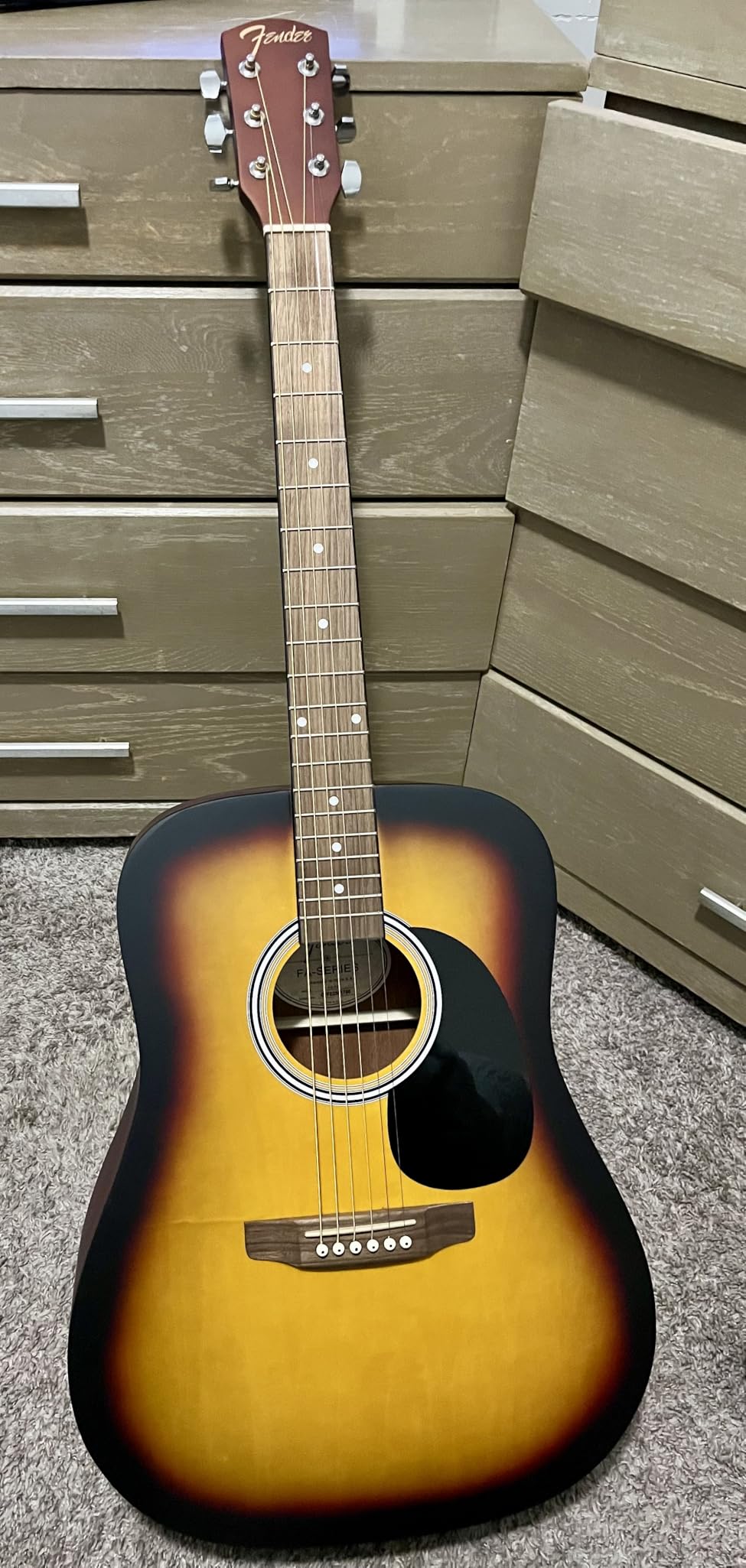 Fender FA-25 Dreadnought Acoustic Guitar, Beginner Guitar, with 2-Year Warranty, Includes Free Lessons, Sunburst customer photo 1