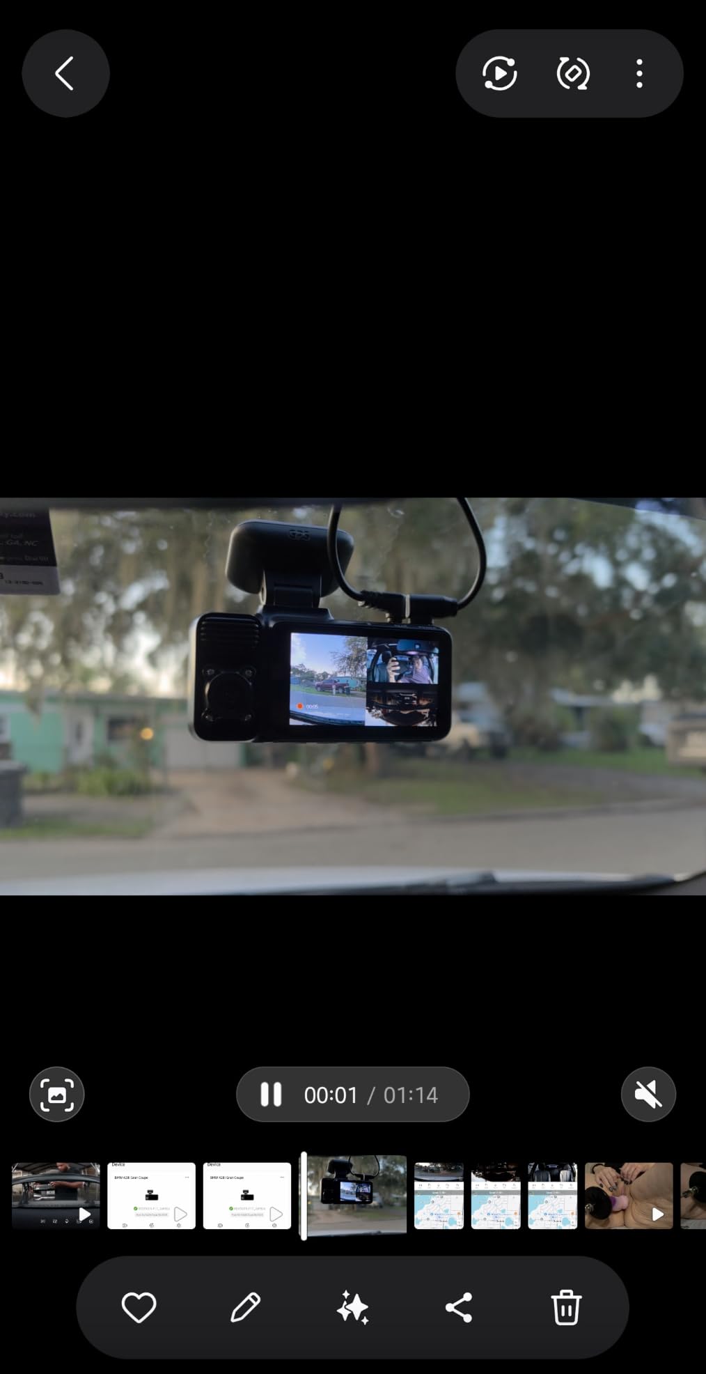 REDTIGER F17 4K 3CH Dash Cam, STARVIS 2 Sensor HDR, 64GB Card, 5.8GHz WiFi | 2160P+1080P*2 Front Inside and Rear, 4 IR Night Vision, G-Sensor, GPS Tracking, Exclusive App, WDR Car Camera, Parking Mode customer photo 1