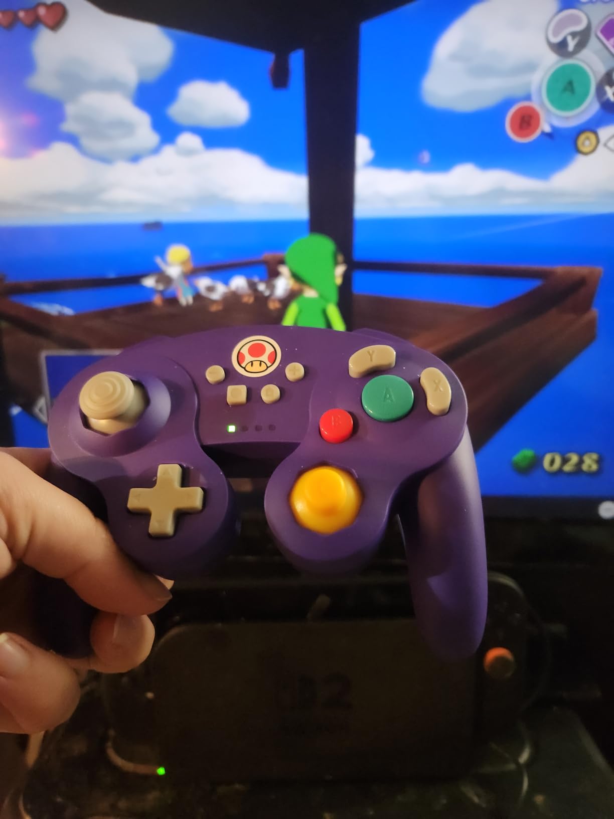 PowerA GameCube Style Wireless Controller for Nintendo Switch/Switch 2 / Switch Lite/OLED Model - Toad, Officially Licensed by Nintendo customer photo 1