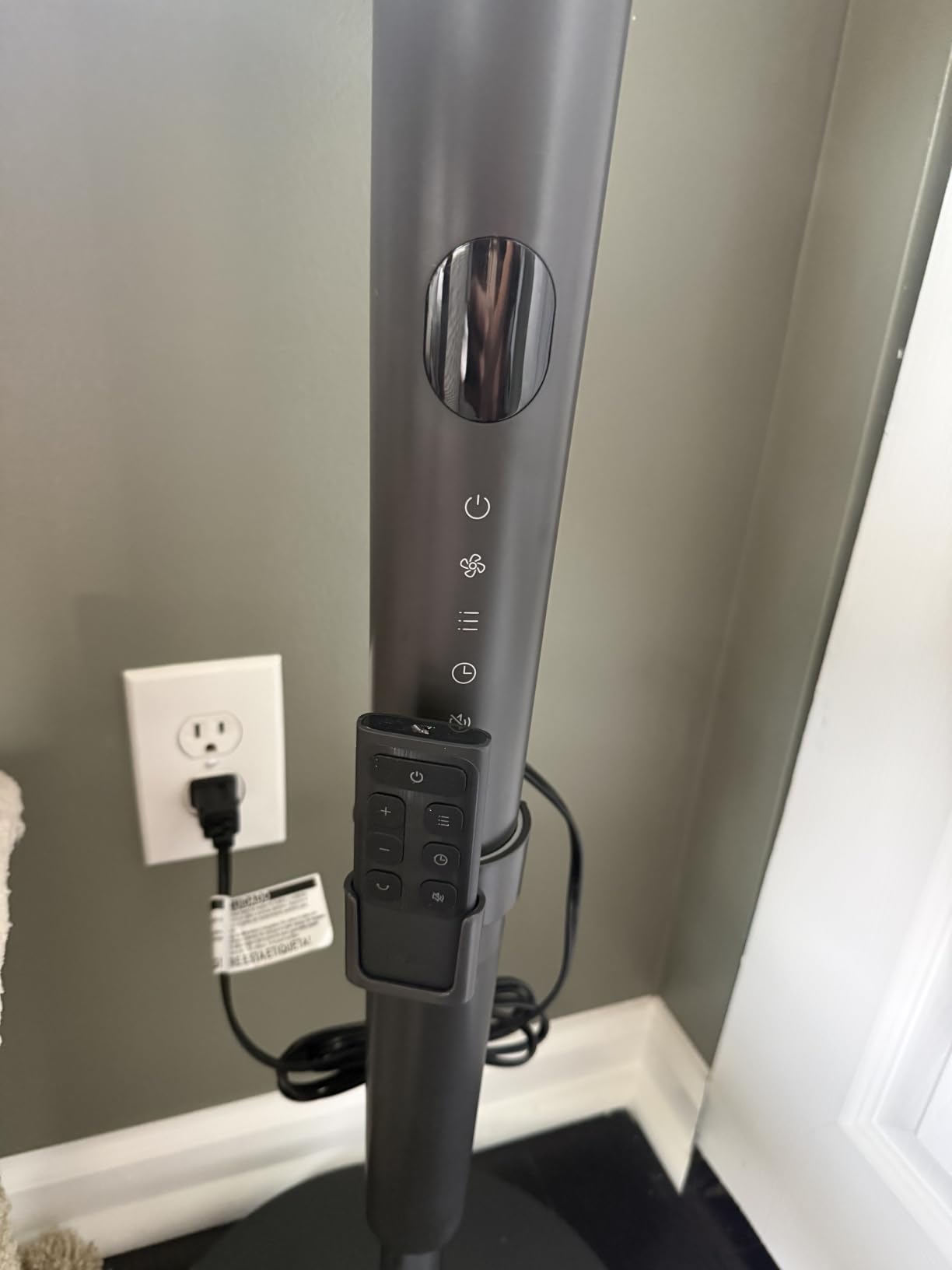 DREO Fan for Bedroom, 120° Oscillating Standing Fans, Quiet Floor Fan with DC Motor, 100ft Pedestal Fans for Room, 9 Speeds, 4 modes, 120° Manual Vertical, 37-42