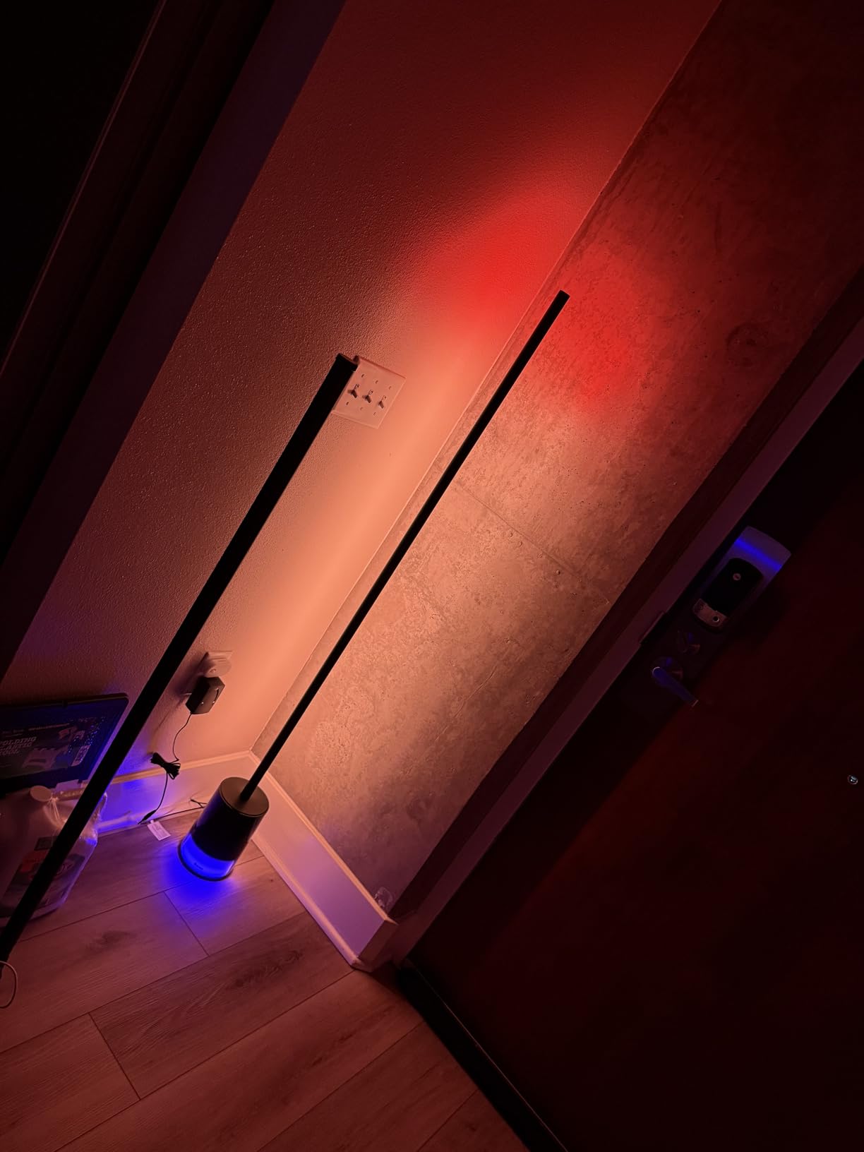 Govee Floor Lamp 2, RGBIC Smart Floor Lamp for Living Room, Bedroom | 1725lm, Warm Cool White LED, 2200K-6500K, Compatible with SmartThings, Matter, Alexa, Music Sync, Scene Modes, Black(1 Pack) customer photo 2